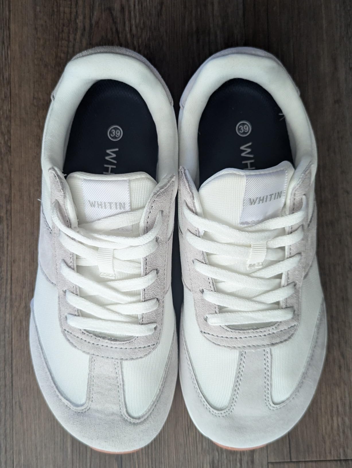 WHITIN Women's Wide Toe Box Walking Zero Drop Lifestyle Shoes S24 customer photo 2