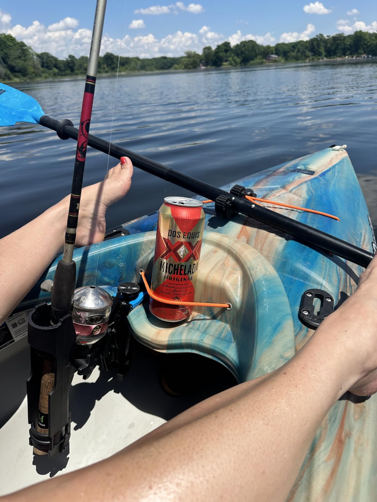 PLUSINNO 1/2/4 Pack Fishing Rod Holders for Boat, Fishing Rod Holder | Enlarged Clamp, Innovative Dual-V Shaped Design, Fit Round/Square Tube Boat Fishing, Boat Accessories, Fishing Gifts for Men customer photo 2