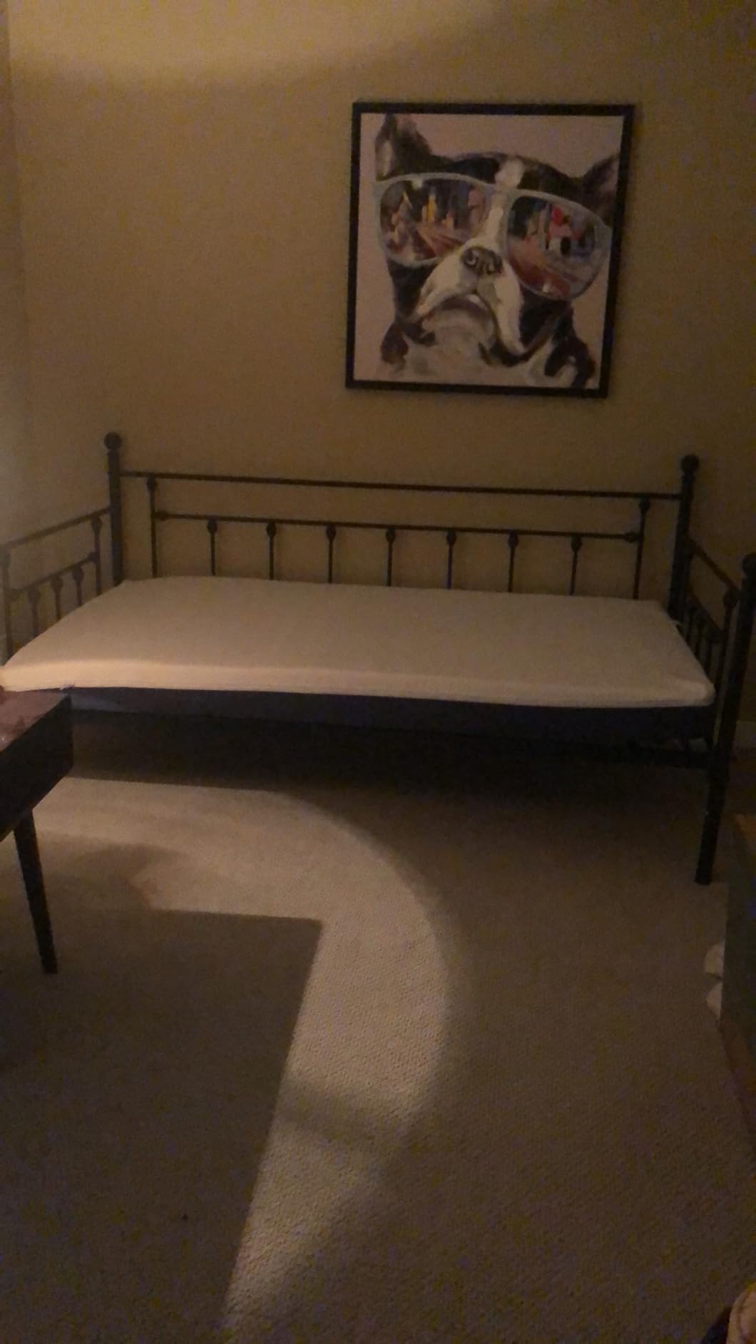 VECELO Daybed Frame, Twin Size Metal Platform Bed with Headboard, Heavy Duty Steel Slats Support for Living Room Bedroom Guest Room, Easy Assembly customer photo 2