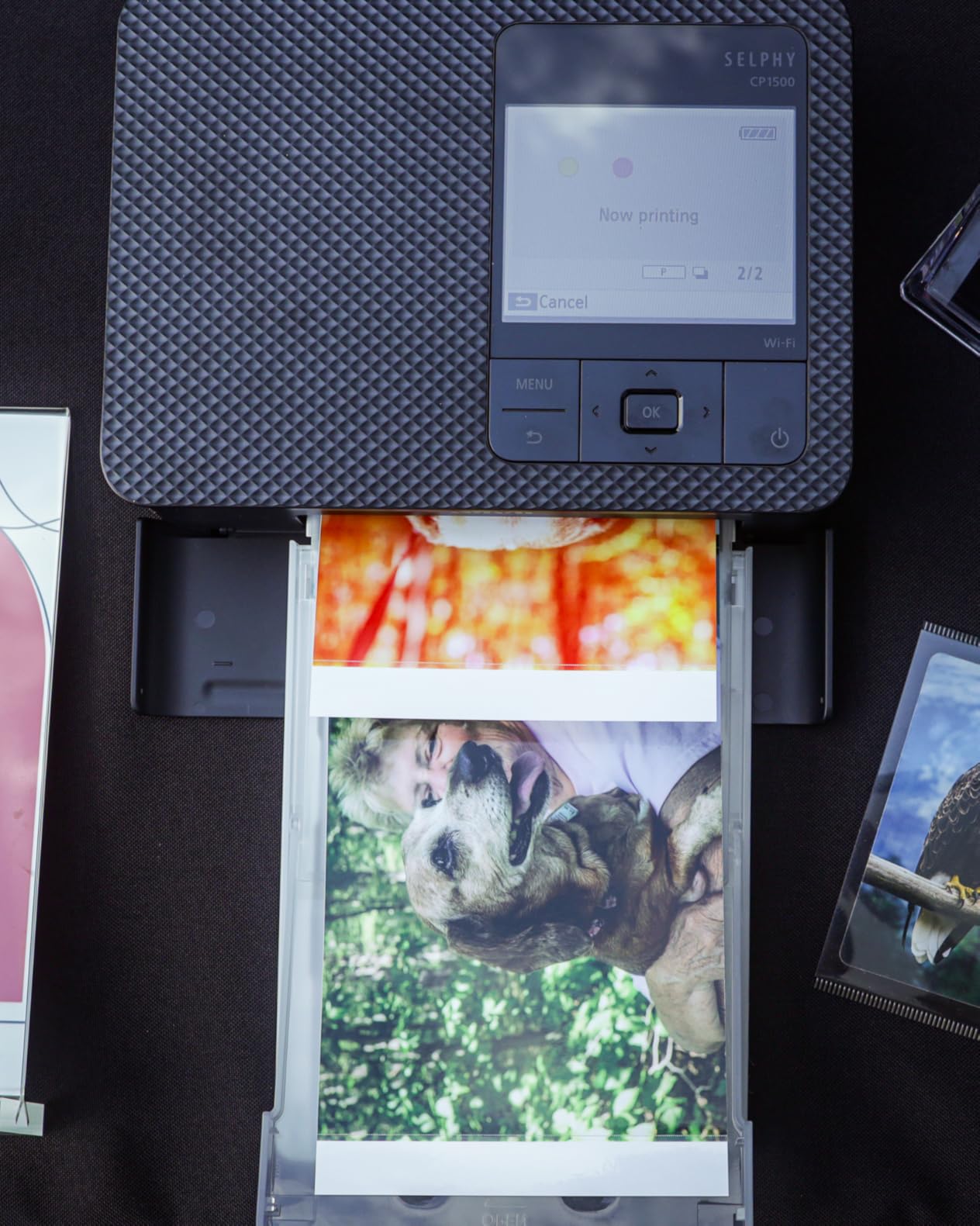 Canon SELPHY CP1500 Compact Photo Printer | Black with 2 x KP-108IN Color Ink and Paper Set customer photo 2