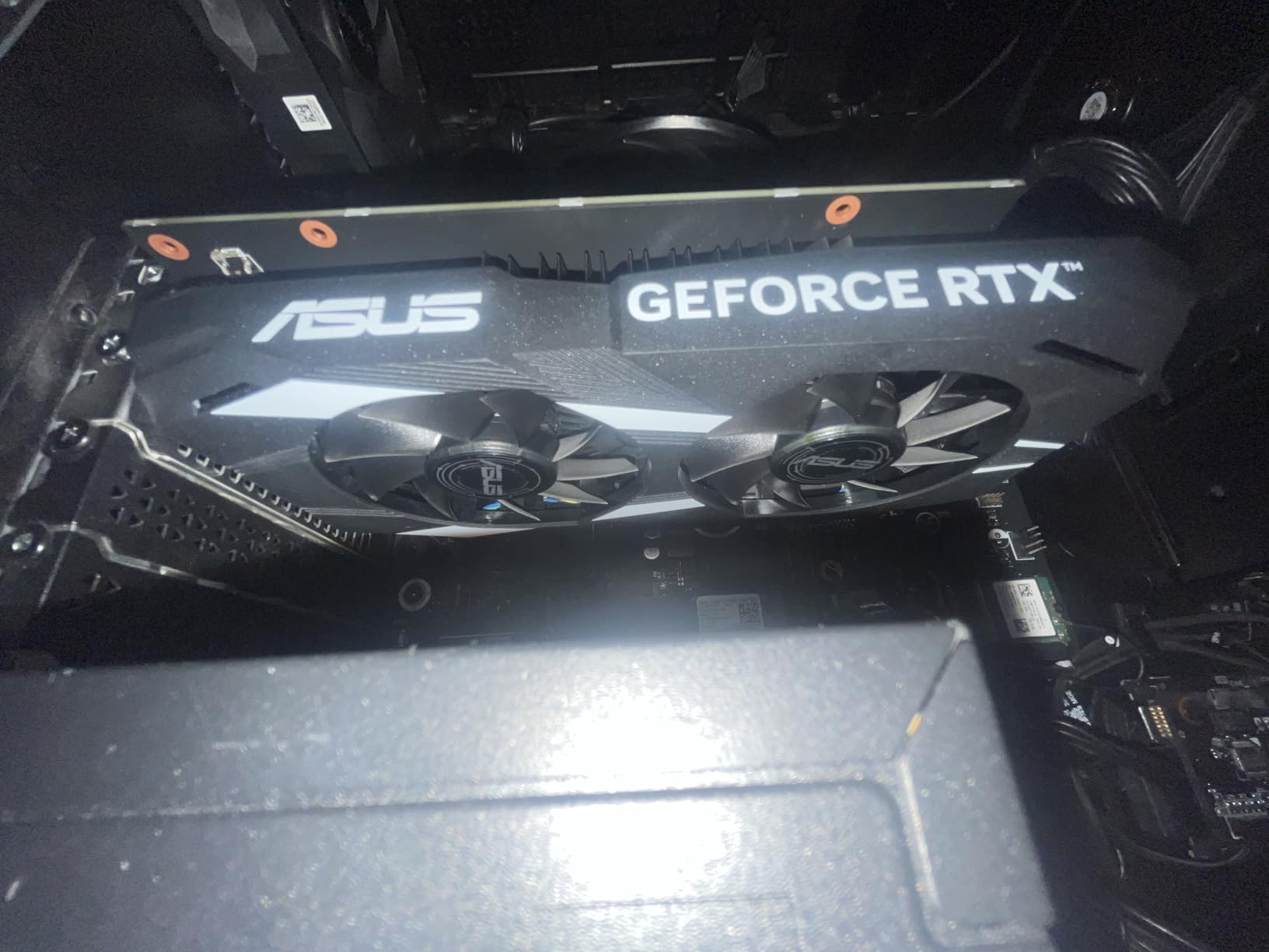 ASUS Dual NVIDIA GeForce RTX 3050 6GB GDDR6 OC Edition Gaming Graphics Card - PCIe 4.0, HDMI 2.1, DisplayPort 1.4a, 2-Slot Design, Axial-tech Fan Design, Steel Bracket, 3 Year Warranty customer photo 1