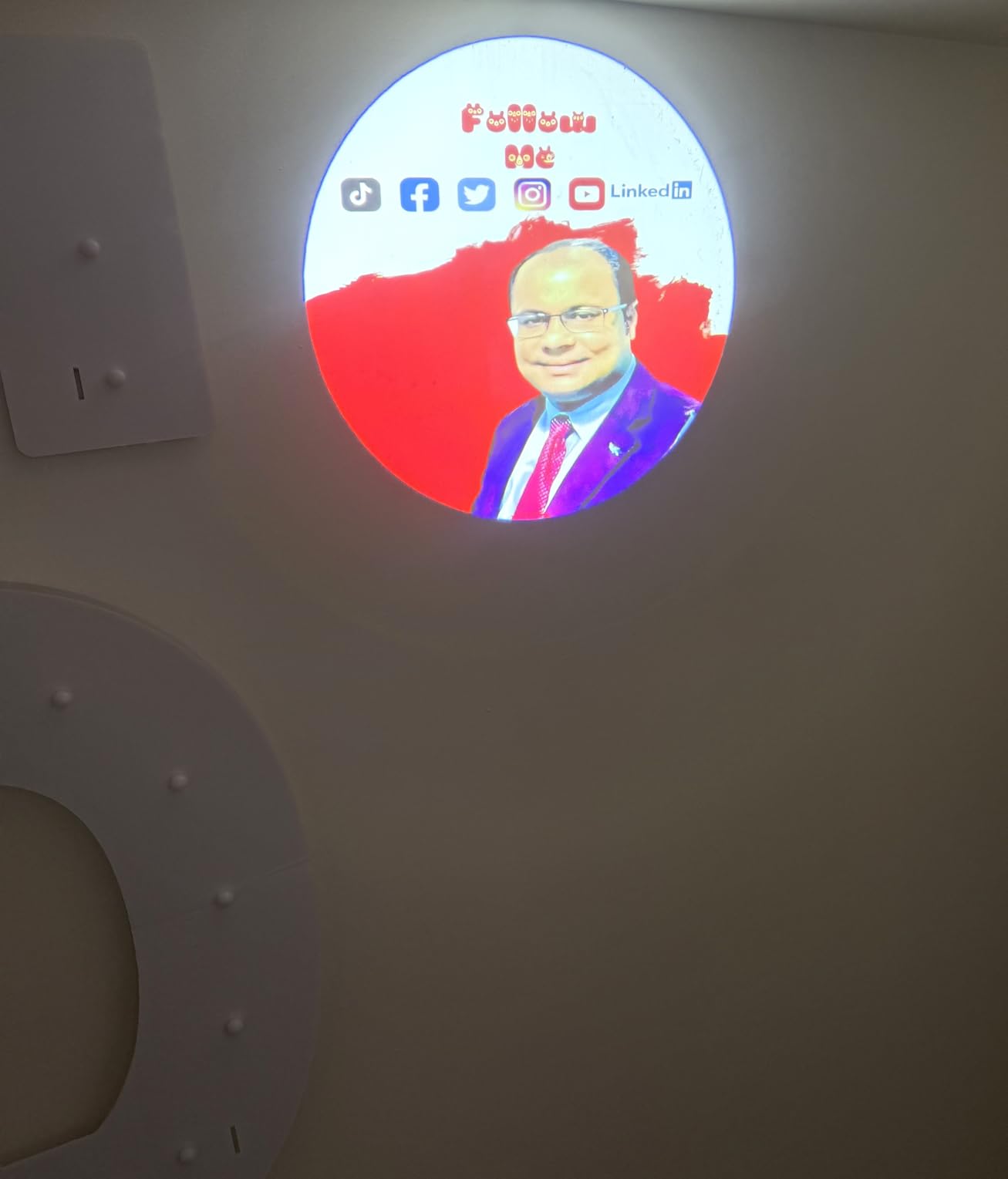 40W Custom GOBO Projector Led Logo Lights Image for Store Business Outdoor and Indoor IP67 Waterproof with Remote Control customer photo 2