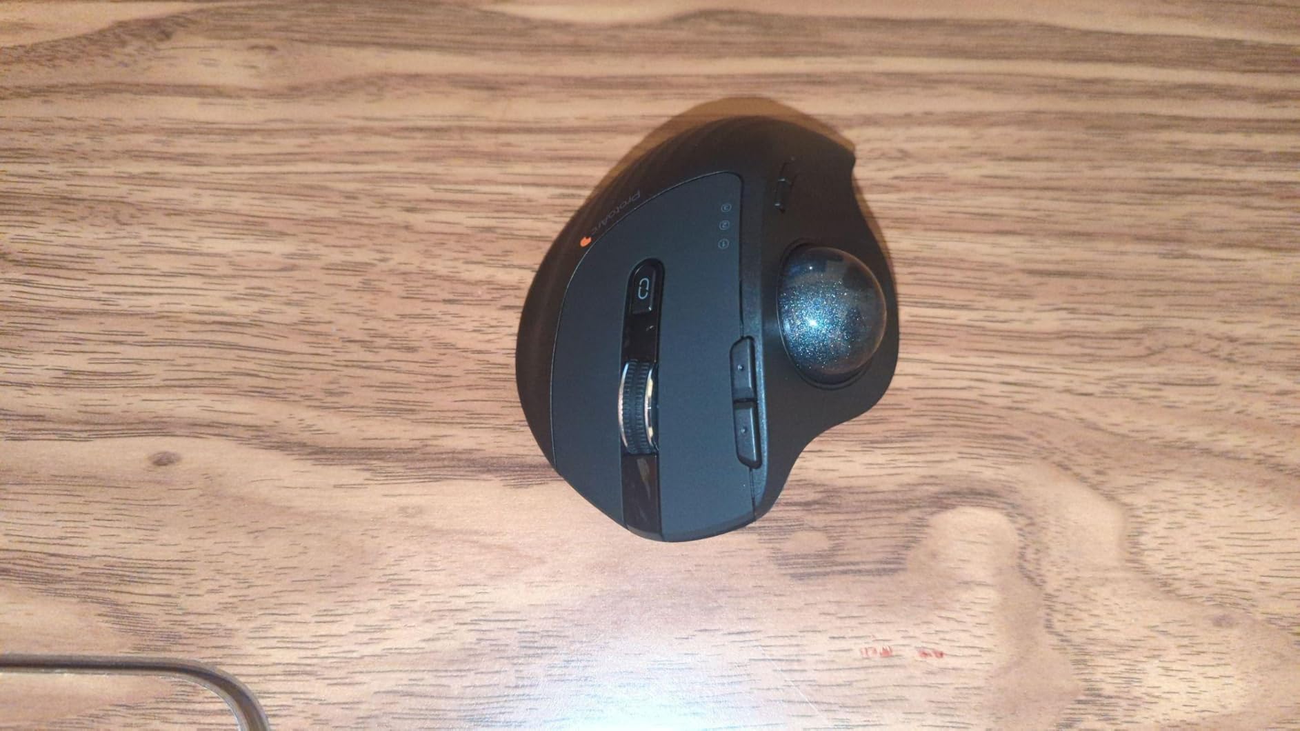 ProtoArc EM01 NL Wireless Trackball Mouse, Rechargeable Thumb Control, Gray | 0/20° Adjustable Angle to Reduce Fatigue, Triple-Device Bluetooth & 2.4G USB-A for Office Use, Silent Click, Easy to Clean customer photo 1