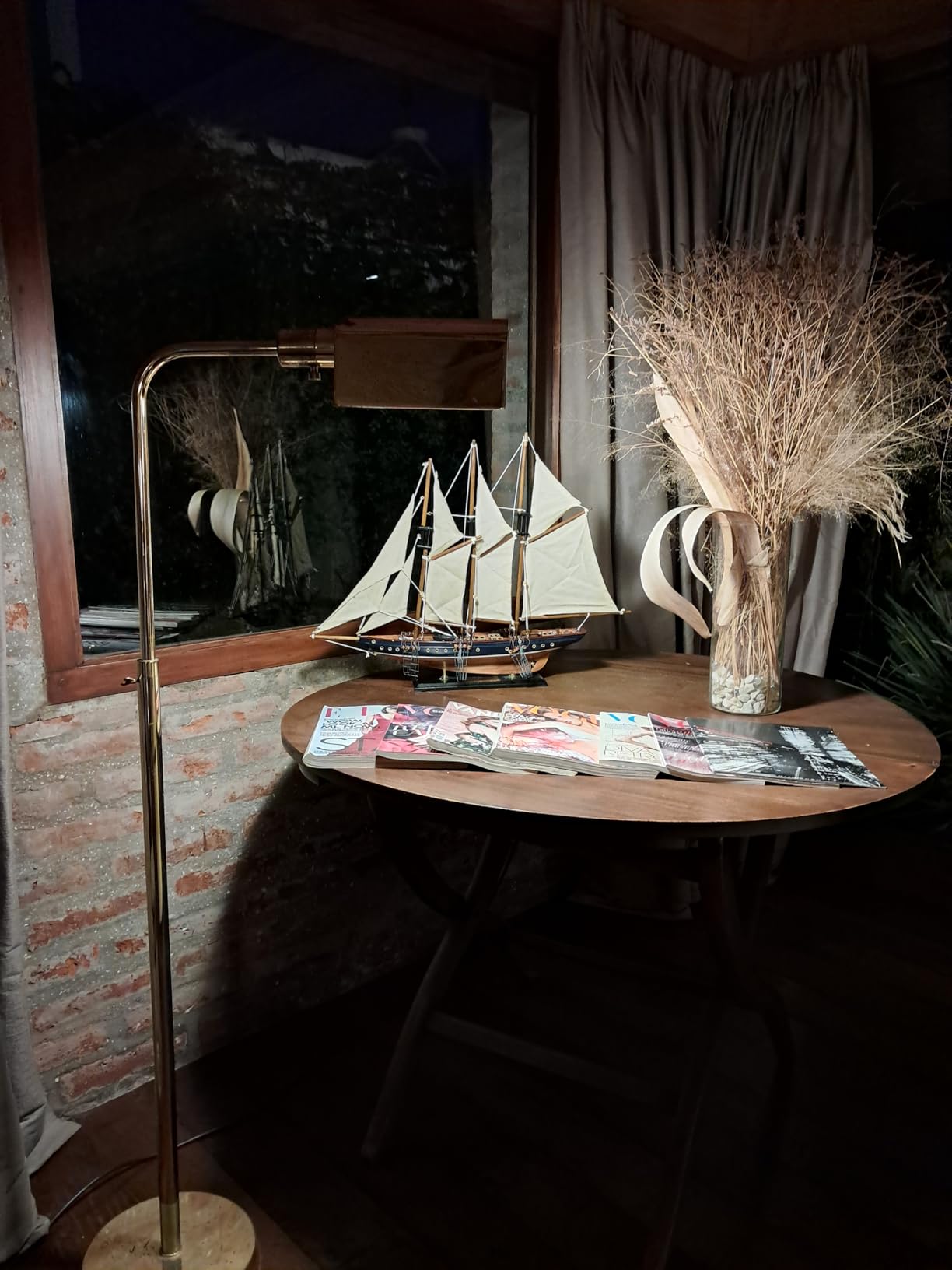 SAILINGSTORY Wooden Sailboat Model Ship Atlantic 24