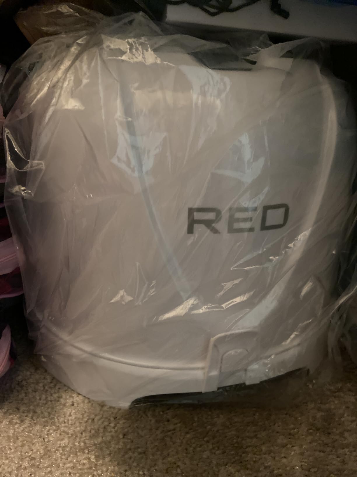 Red by Kiss 3000 Ceramic Tourmaline Professional Hood Dryer, 4 Heat Settings Blow Dryer for Home & Salon, Height Adjustable Convenient Big Hood Size Extra Coverage (1875 Wattage) customer photo 1
