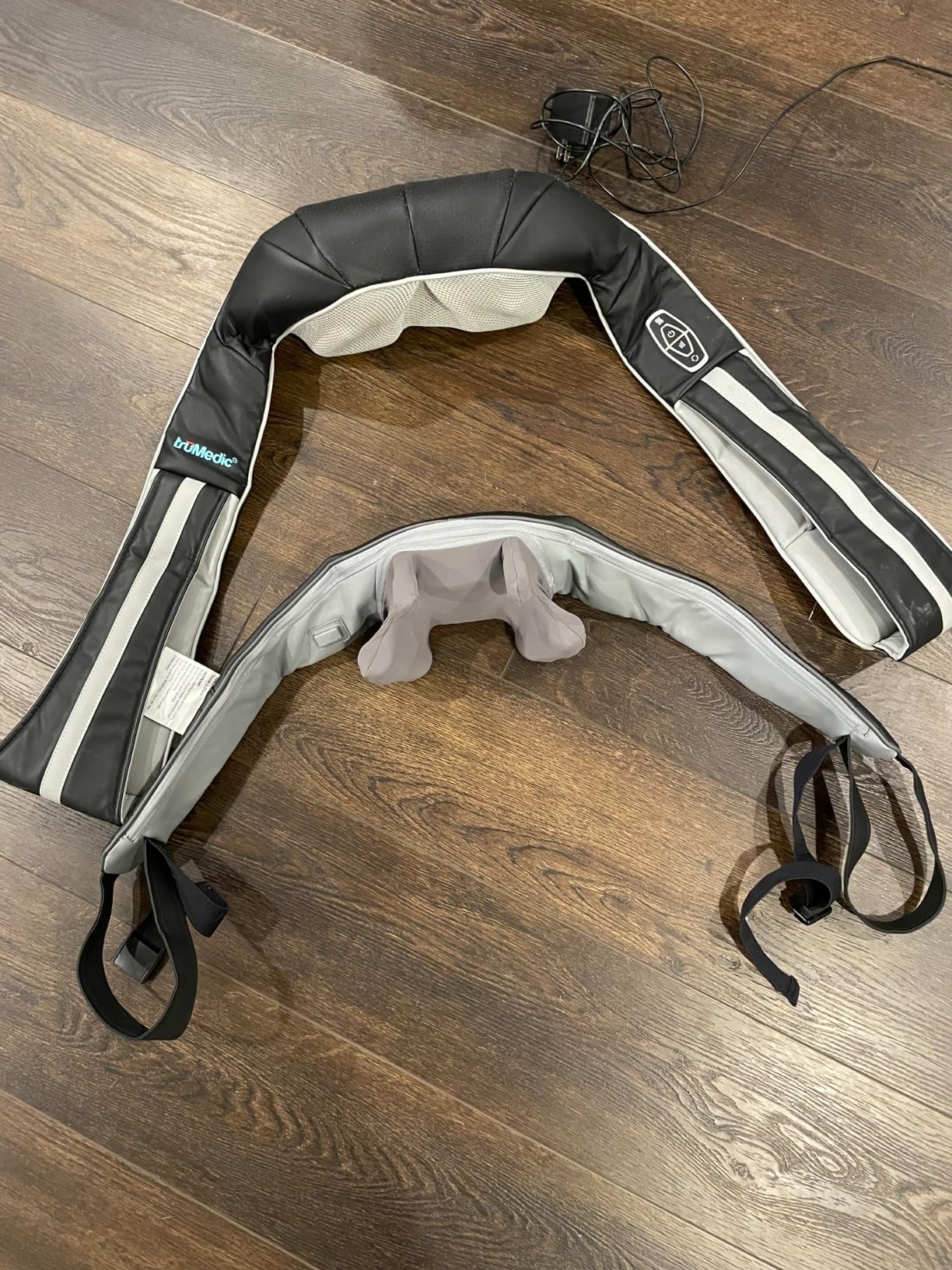 COMFIER Cordless Neck and Shoulder Massager with Heat, Wearable 4D Shiatsu Deep Tissue Kneading for Desk Workers and Drivers, Hands-Free Straps, FSA Eligible HSA Gift, Midnight Black customer photo 2