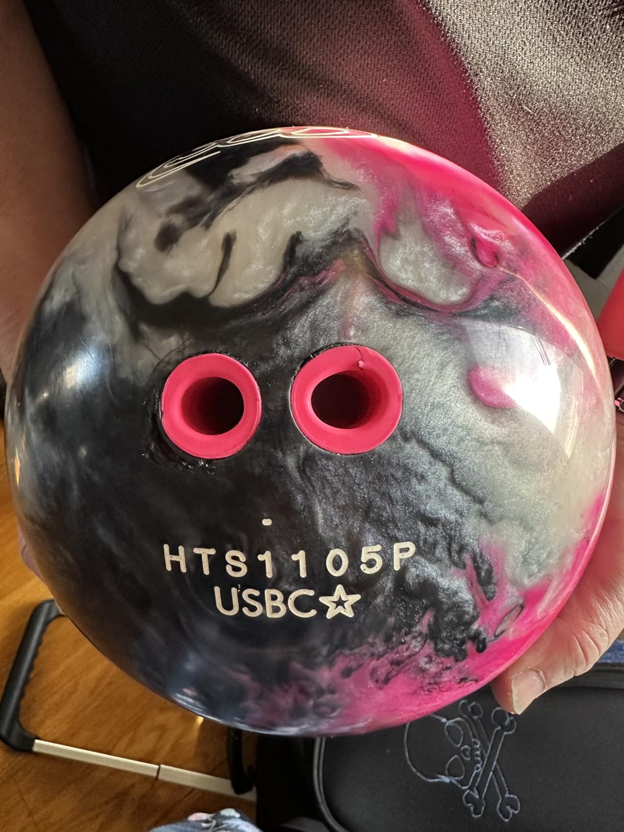 Columbia 300 White Dot Wild Orchid Bowling Ball customer photo 1