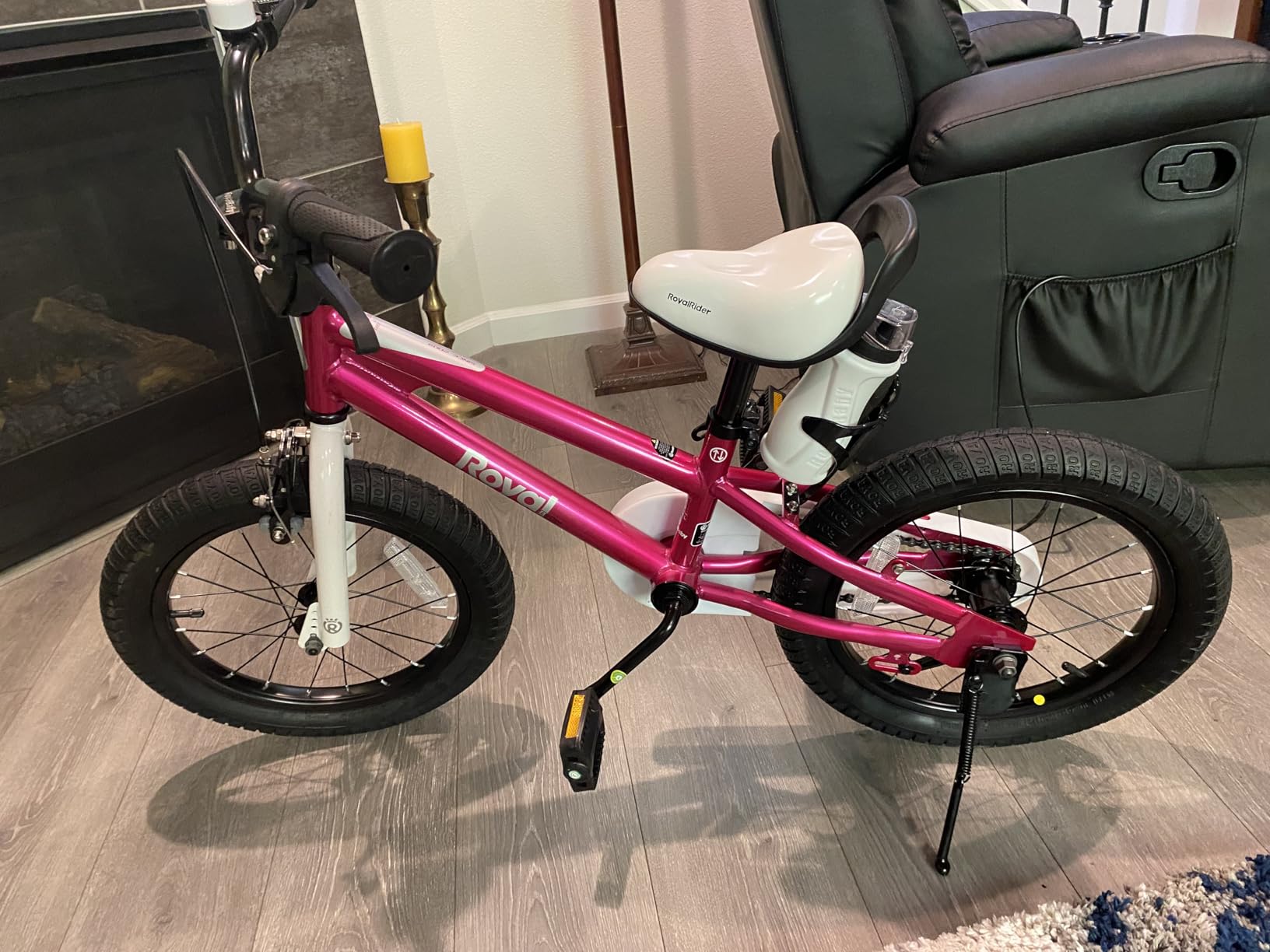 RoyalBaby EZ Kids Bike, Balance & Pedal, Safer for Beginners, 2-in-1 Easy Learning Bicycle, 12-20 Inch, Ages 2-12 Years customer photo 1