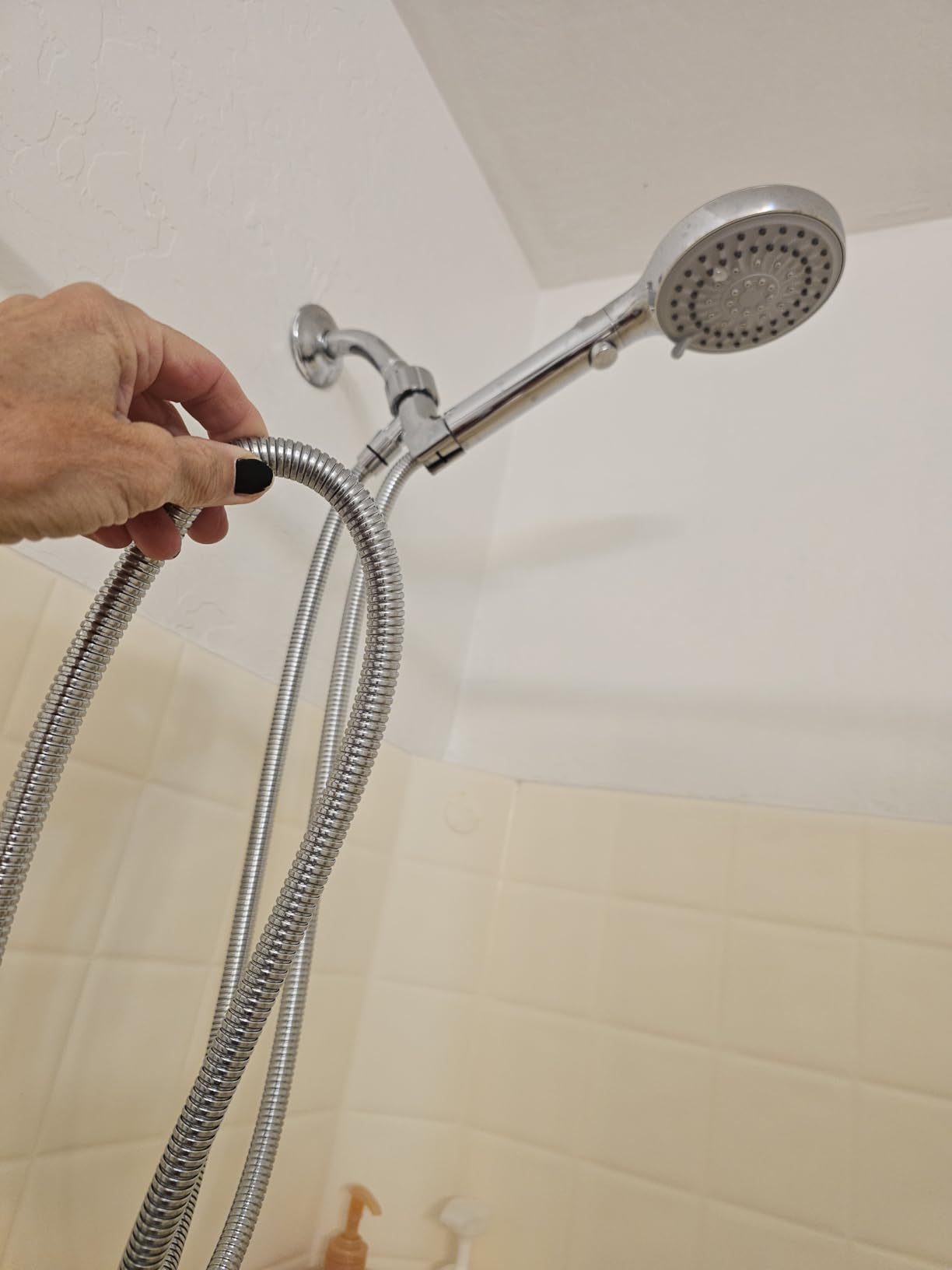 FASDUNT Shower Head with Handheld, High Pressure Showerhead with Long Hose | 80