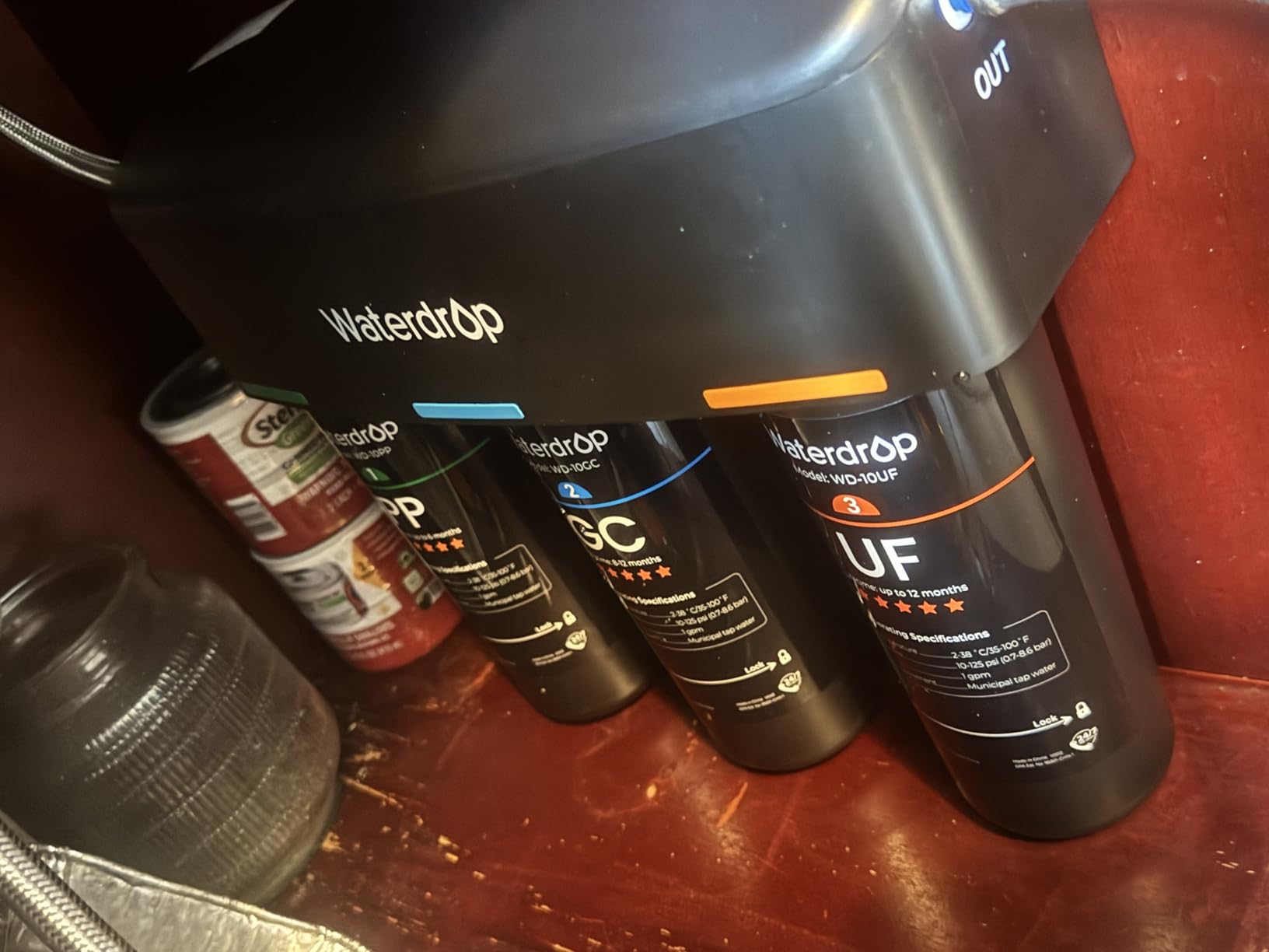 Waterdrop TSB-ALK 8 Layer Slightly Alkaline Under Sink Water Filter System | Reduces PFAS, PFOA/PFOS, Fluoride, Chlorine, Bad Taste & Odor, with Dedicated Faucet, Under Sink Water Filtration System customer photo 2