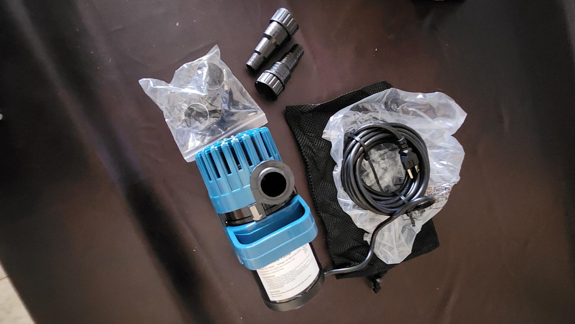 TONGCHANT 1800 GPH Pond Pump for Fish Pond Fountain & Waterfall, 14FT Lift | 100W submersible fountain water pump with 180° rotatable nozzle, filter bag & 20.3ft cord, ultra-quiet operation, UL listed customer photo 1