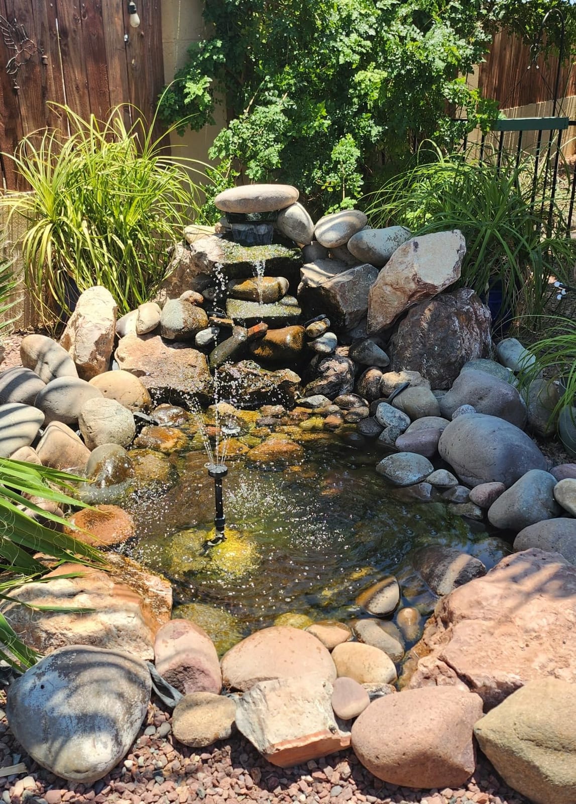 TONGCHANT 1800 GPH Pond Pump for Fish Pond Fountain & Waterfall, 14FT Lift | 100W submersible fountain water pump with 180° rotatable nozzle, filter bag & 20.3ft cord, ultra-quiet operation, UL listed customer photo 2