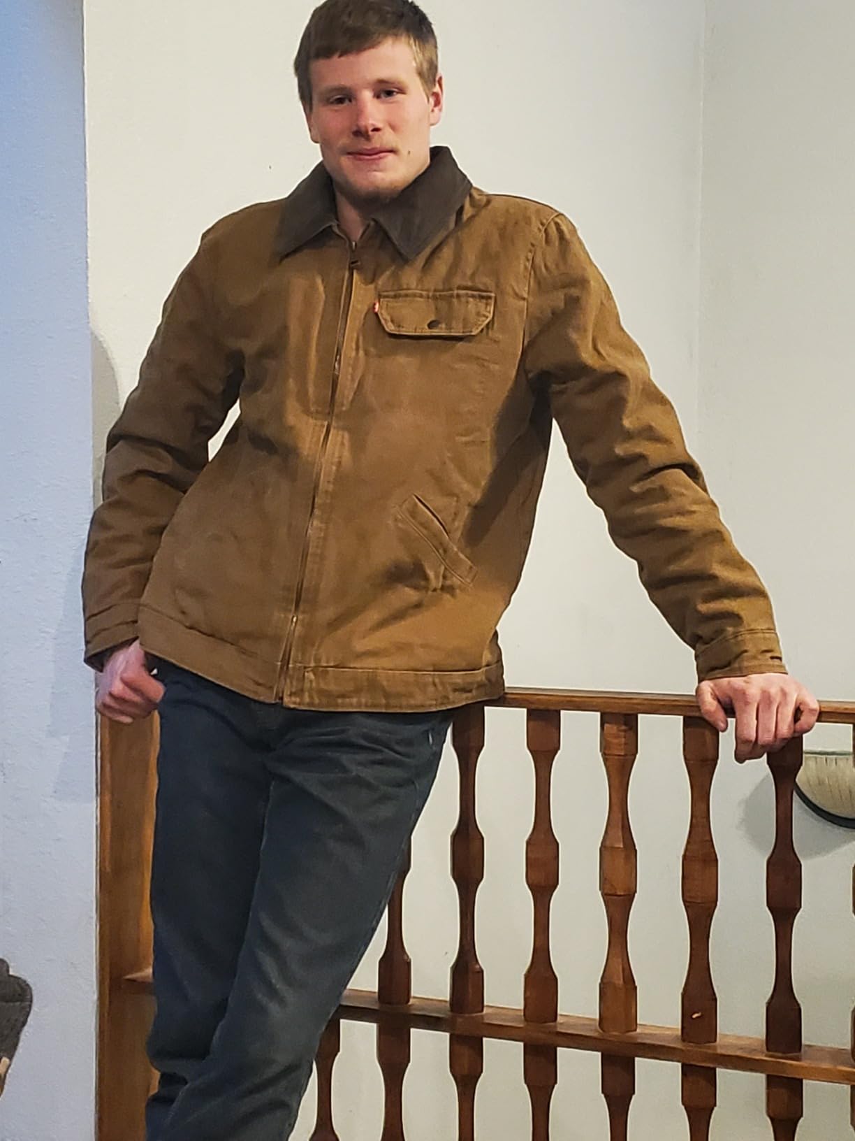 Levi's Men's Workwear Depot Jacket Coat with Corduroy Collar customer photo 2