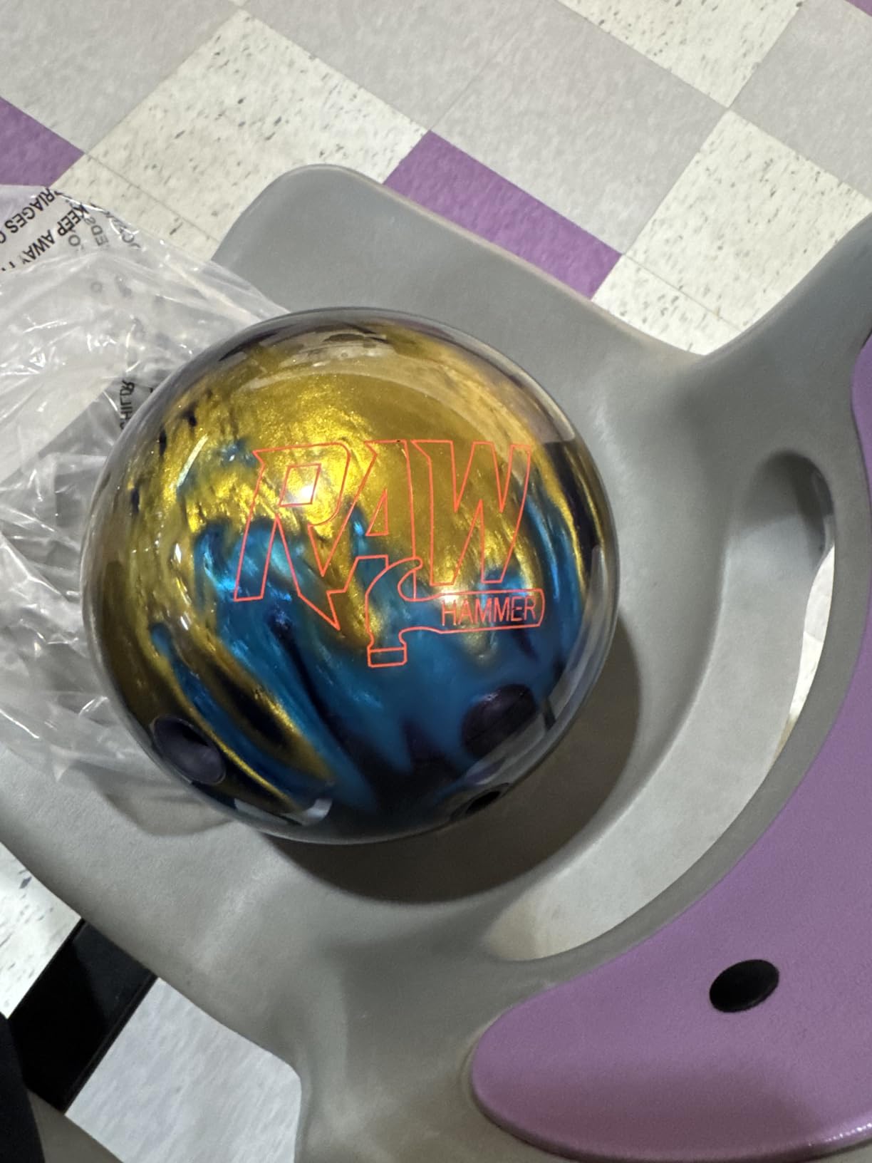 Hammer Raw Bowling Ball customer photo 1