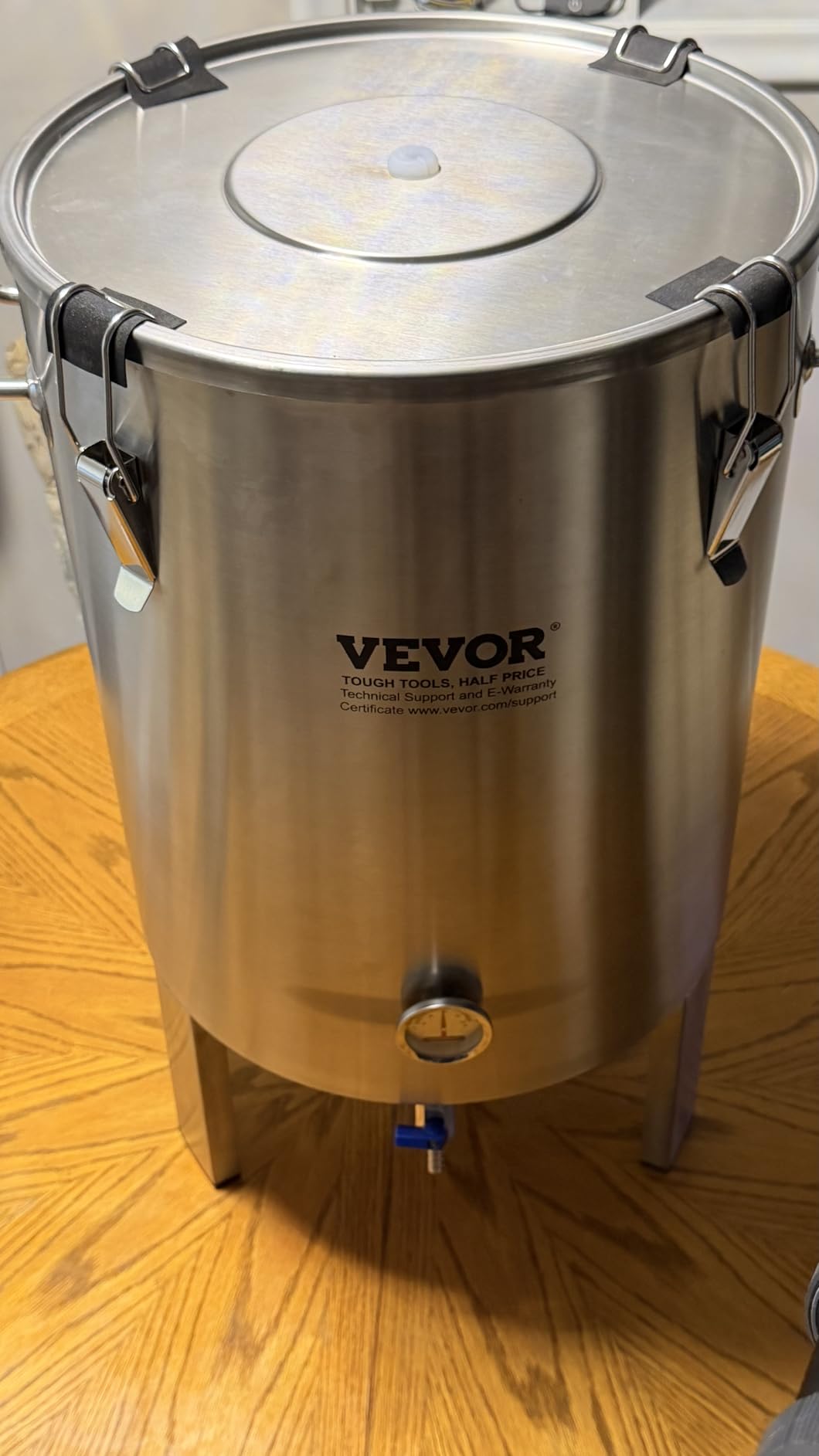 VEVOR Fermentation tank 8 Gallon Stainless Steel Beer Brew Fermentor Brew Bucket Fermentor for Home Brewing with Conical Base Brewing Equipment customer photo 2