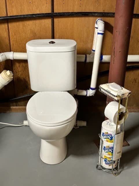 SUPERFLO 600W Upflush Toilet System for Basement | Macerating Toilet System & Silent Toilet Pump for Macerator Toliet, Sink & Tub (Include Extension Pipe) customer photo 1