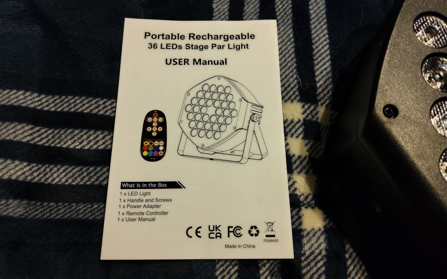 Wireless Rechargeable Par Can Lights 4 Pack Wireless Led Uplights Battery Powered Uplighting RGB 36W Stage Lighting for Events Dj Wedding Party Litake customer photo 2