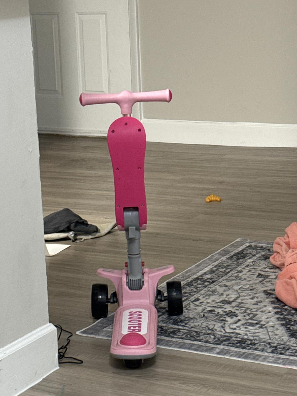 Unbreakable & Never Fall Down 2-in-1 Scooters Kids 3 Wheel Kick Scooter for Boys Girls Ages 3-8, Adjustable Height & Seat, Widened Non-Slip Deck, More Safer for Beginner Toddlers customer photo 1