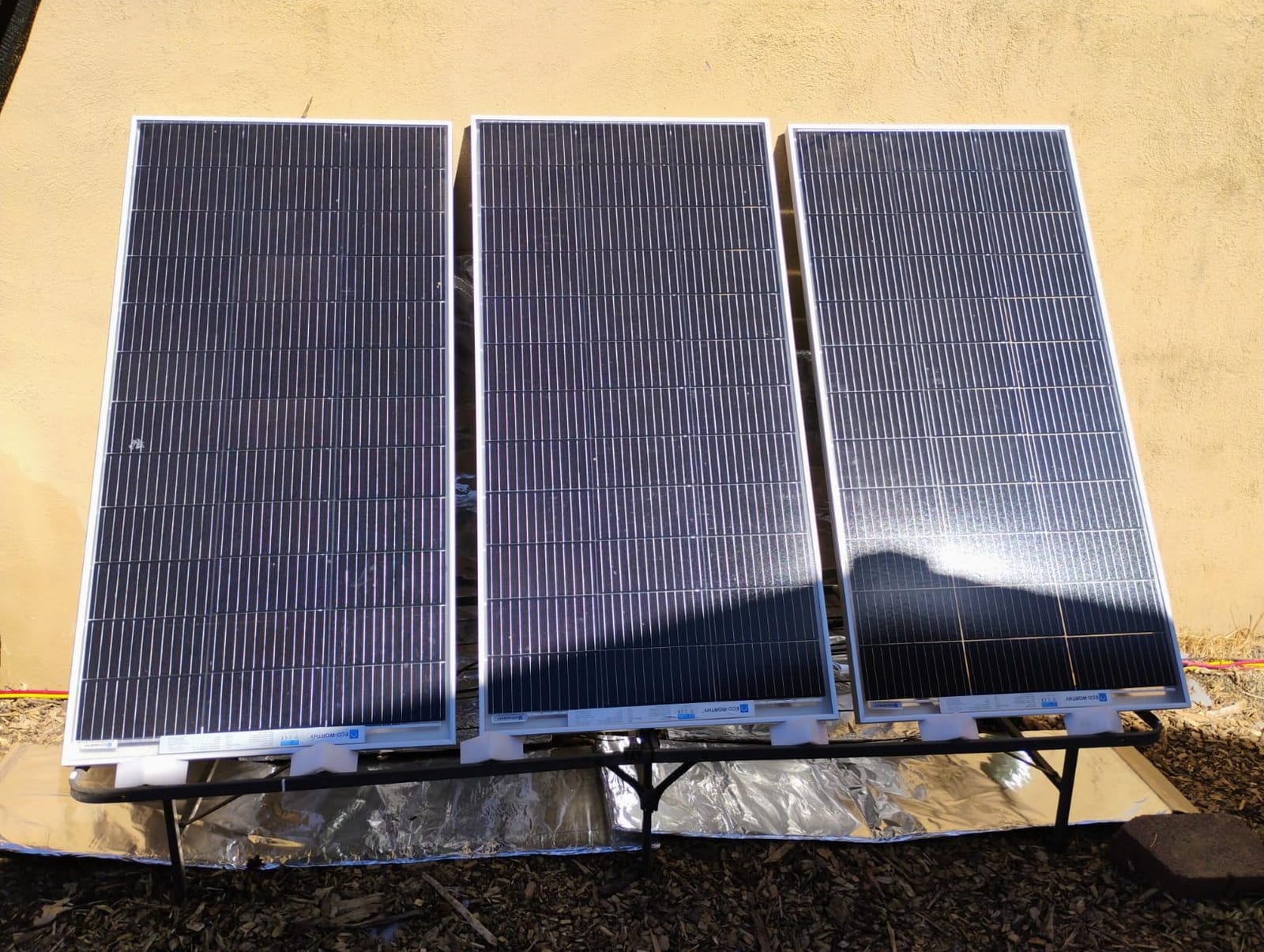 [Ultra] ECO-WORTHY 1200W 24V 4.68KWH Lithium Battery Solar System Off Grid | 6pcs 195W Solar Panels+2Pcs 12.8V 280Ah Lithium Battery+60A MPPT Charge Controller+3000W Pure Sine Wave Inverter customer photo 1