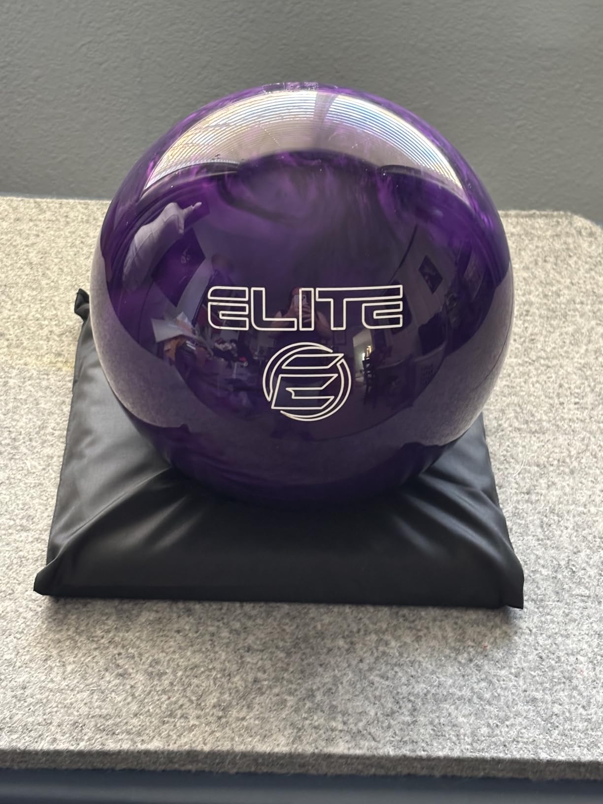 ELITE Star Polyester Bowling Ball - Customizable with Basic Drilling & Engraving Options - Great for Spare Shooting, League, Straight Bowlers - Beginner Entry Level customer photo 2