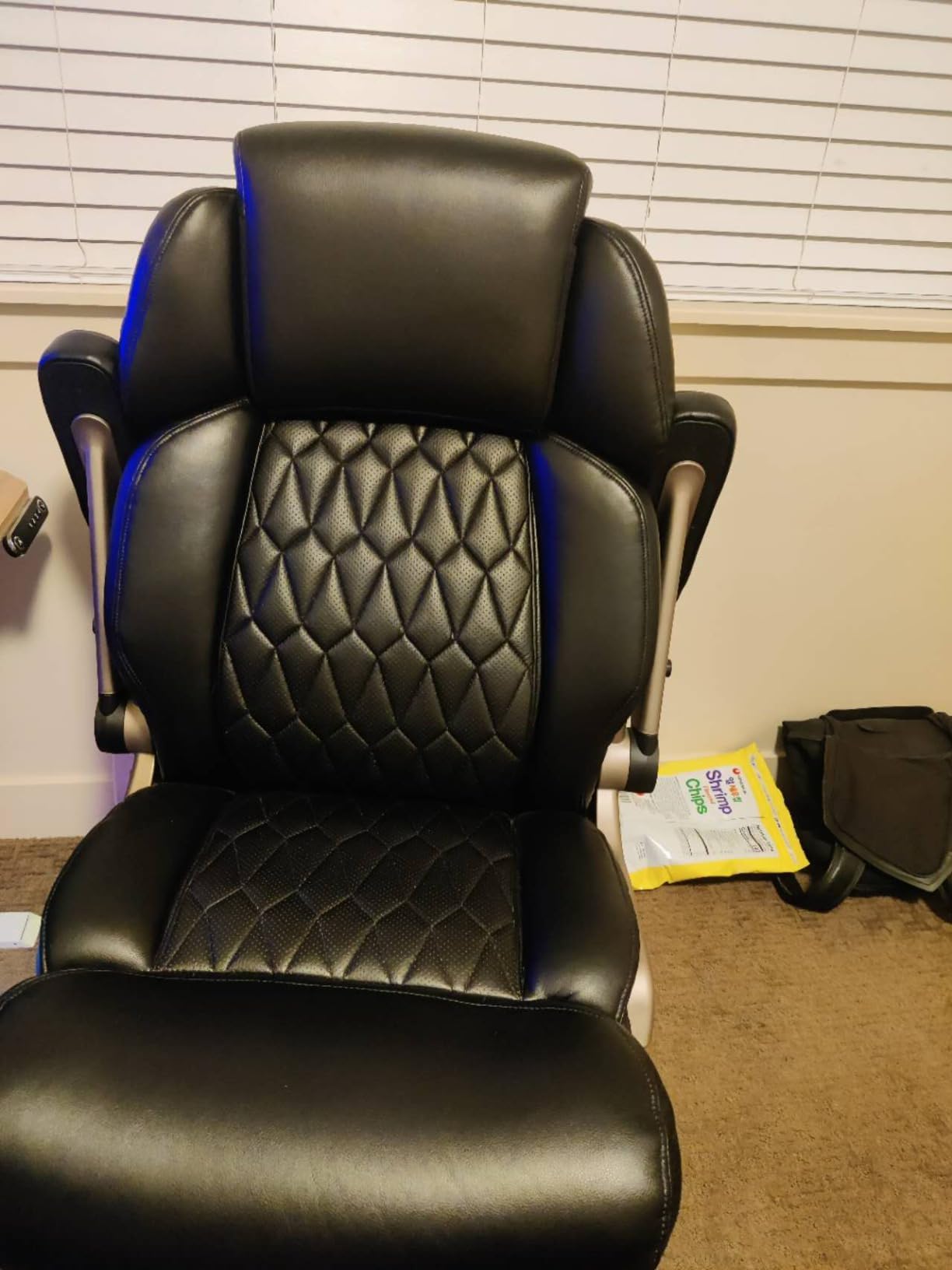 Big and Tall Office Chair 700lbs, Ergonomic High Back Computer Desk Chair | Adjustable Headrest & Lumbar Support, 3D Flip Arms, Large Wheels, Heavy Duty Metal Base, Thick Padded Wide Seat Executive Chair customer photo 2