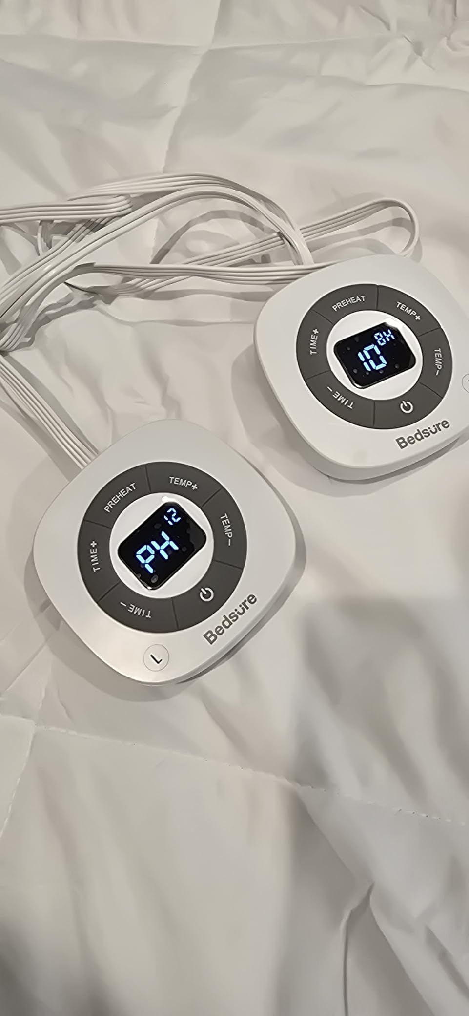 Bedsure Heated Mattress Pad Queen, Cozy Bed Warmer with Preheat & Memory | 12 Hour Auto Off, 10 Heat Settings, ETL&FCC, Dual Control, Fast Heating, Machine Washable, Deep Pocket, Premium Quilted 60x80 customer photo 1