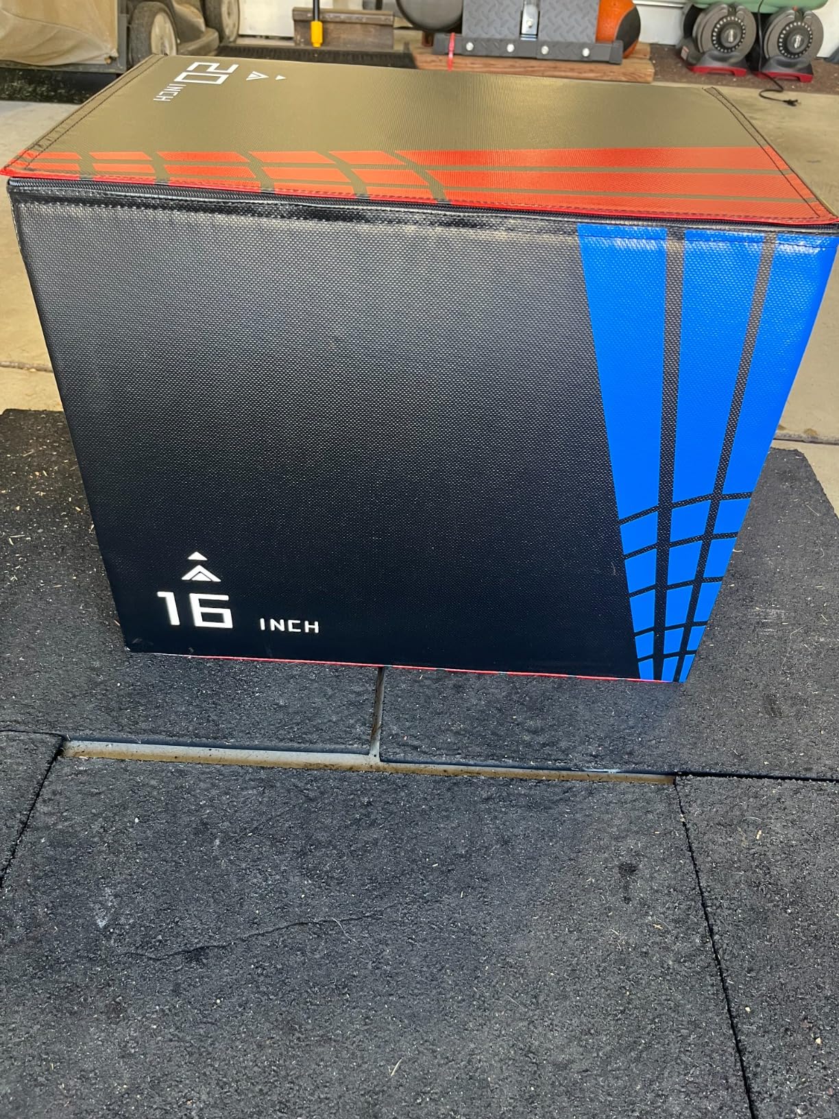 XDDIAS Foam Plyo Box, 3-in-1 Jump Box for Home Gym Plyometric Workout | 440LB Weight Capacity, EPE Foam Core, Multiple Height Options customer photo 2