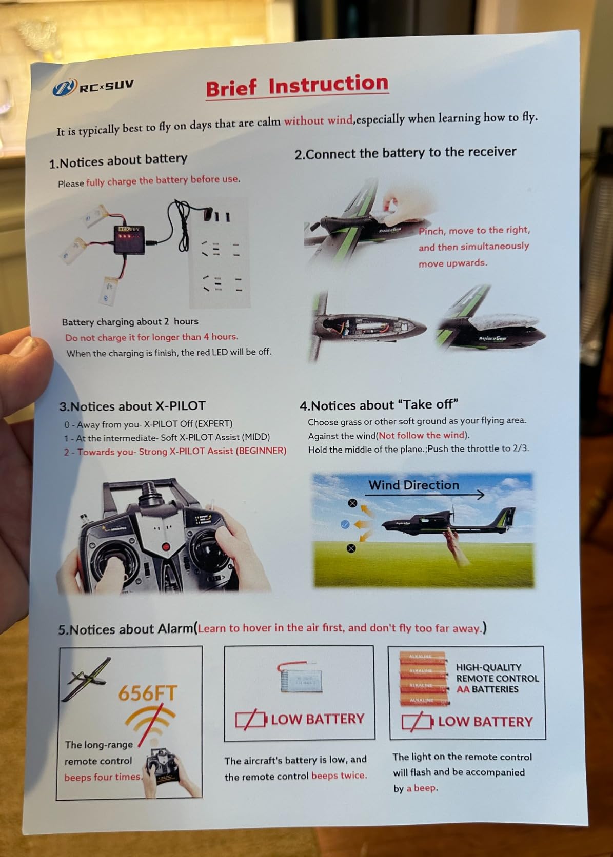 VOLANTEXRC New Version RC Plane, Remote Control Airplane for Adults, 4-Channel RC Plane with Durable Foam Construction, 3 Flight Modes, One-Key Stunts, Comprehensive Accessories Kit, 23.6*18.1 inches, RTF customer photo 2