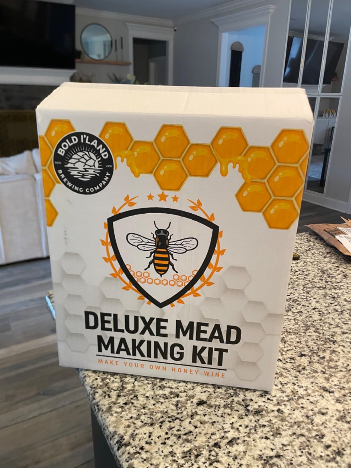 Complete Mead Making Kit for Beginners - Home Brewing Starter Kit - Includes 1 Gallon Glass Jug Carboy - Alcohol Hydrometer for Alcohol Test - Auto Siphon - Airlock - How to Guide and More customer photo 1