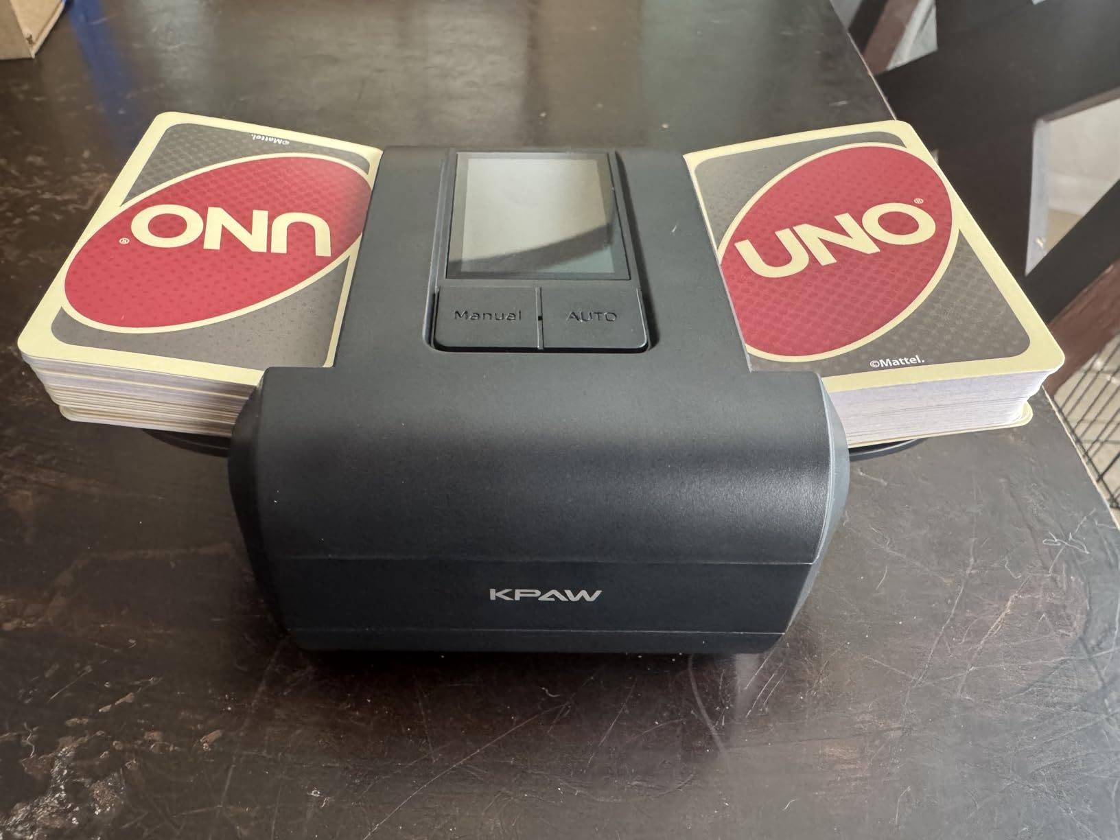 KPAW Automatic Card Shuffler - One-Press AUTO & Manual Mode, Electric Shuffling Machine for 1-2 Decks, Low Noise, Rechargeable & Portable Shuffler Machine for Poker customer photo 2