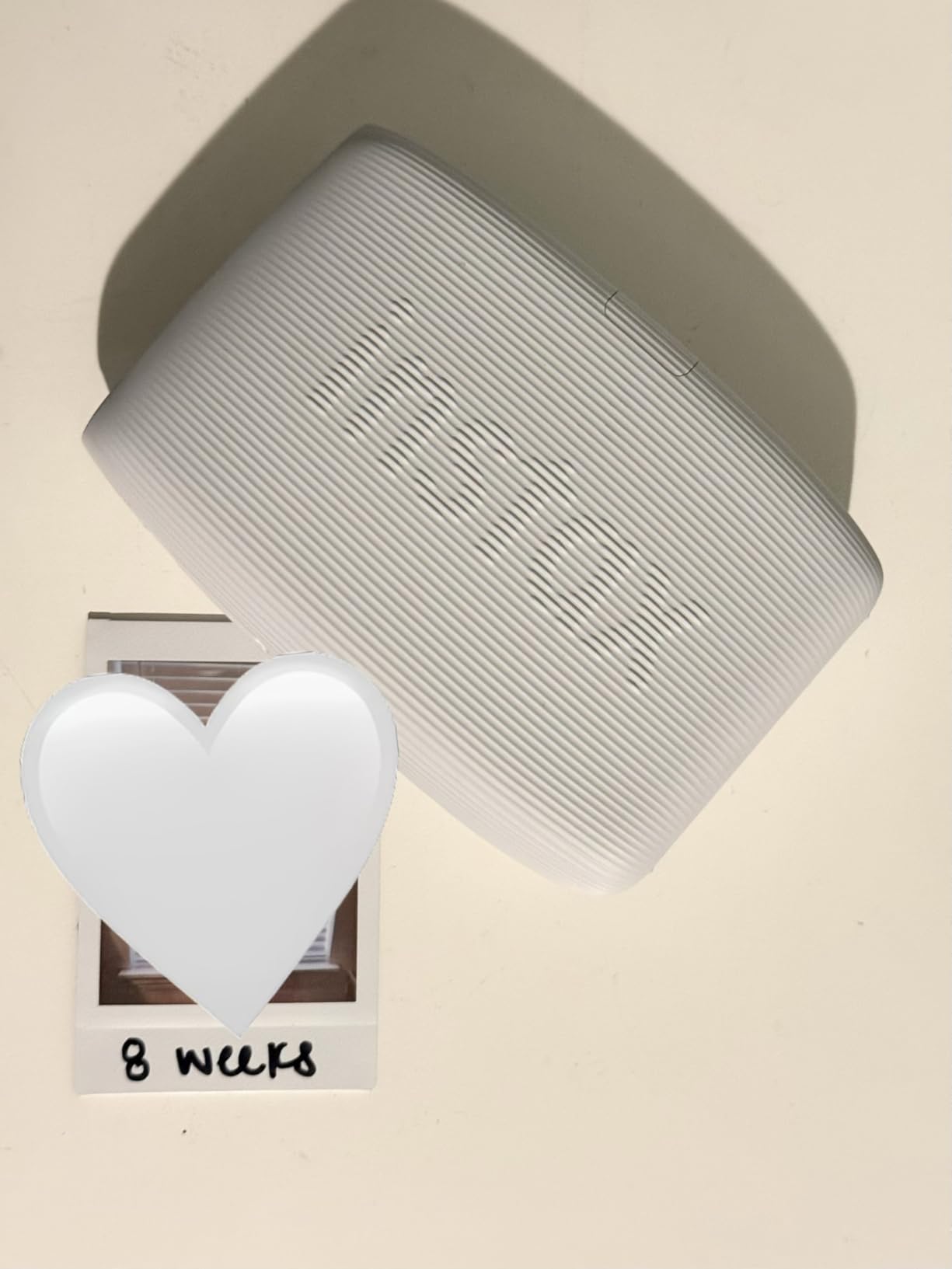 Fujifilm Instax Mini Link 3 Smartphone Printer - Clay White | Has confetti, spotlights, sprinkles, and ultimate in-app photobooth features customer photo 2