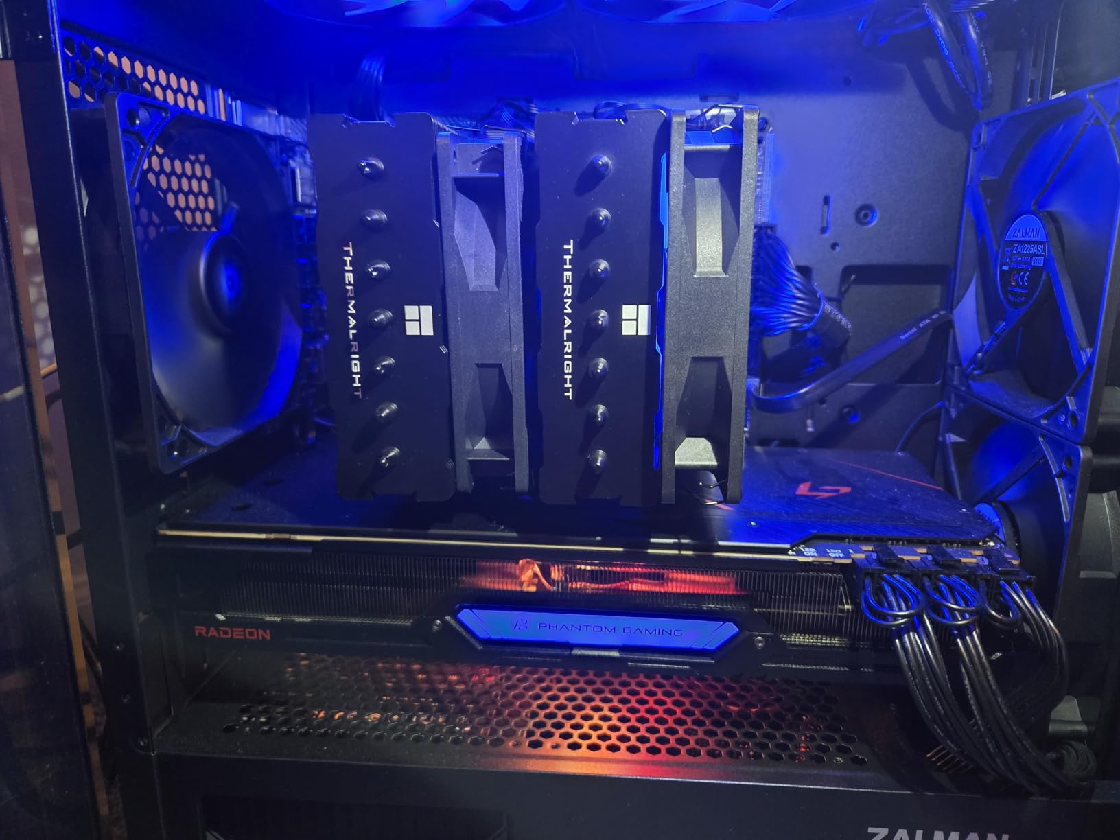 Thermalright Phantom Spirit 120 SE Black CPU Air Cooler, 7 Heat Pipes CPU Cooler, Dual 120mm PWM Fans, 25.6dBA, for AM4/AM5 & Intel 1851/1700/1150/1151/1200, PC Cooler Tower customer photo 2