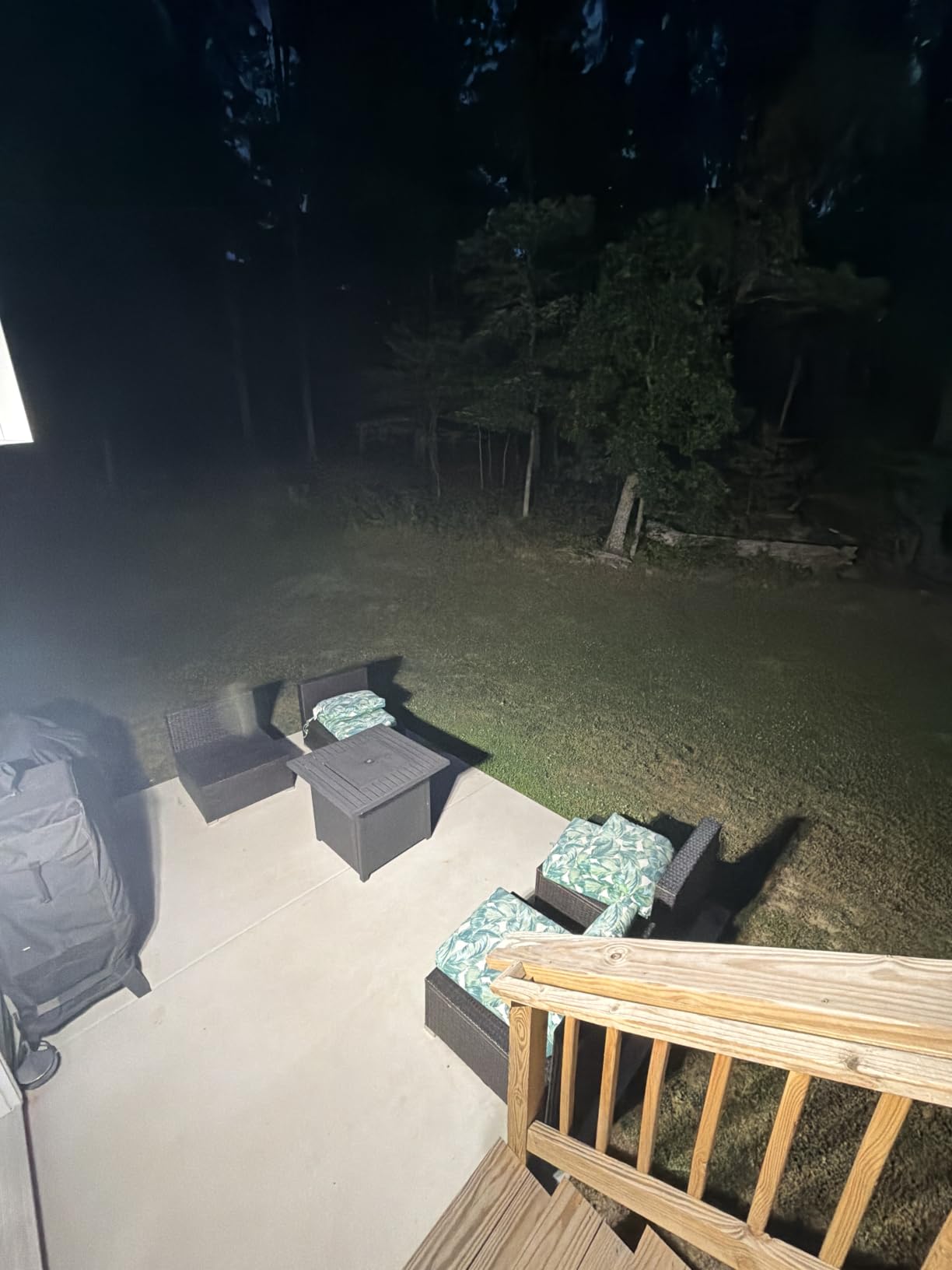 LUTEC 80W 9000LM Security Light Hardwire Motion Sensor Outdoor Lights | 4 Head, 180 Degree Motion Sensor, 5000K Daylight, IP65 Waterproof, Motion Detected Flood Lights for Outside, Garage, Yard (Black) customer photo 1