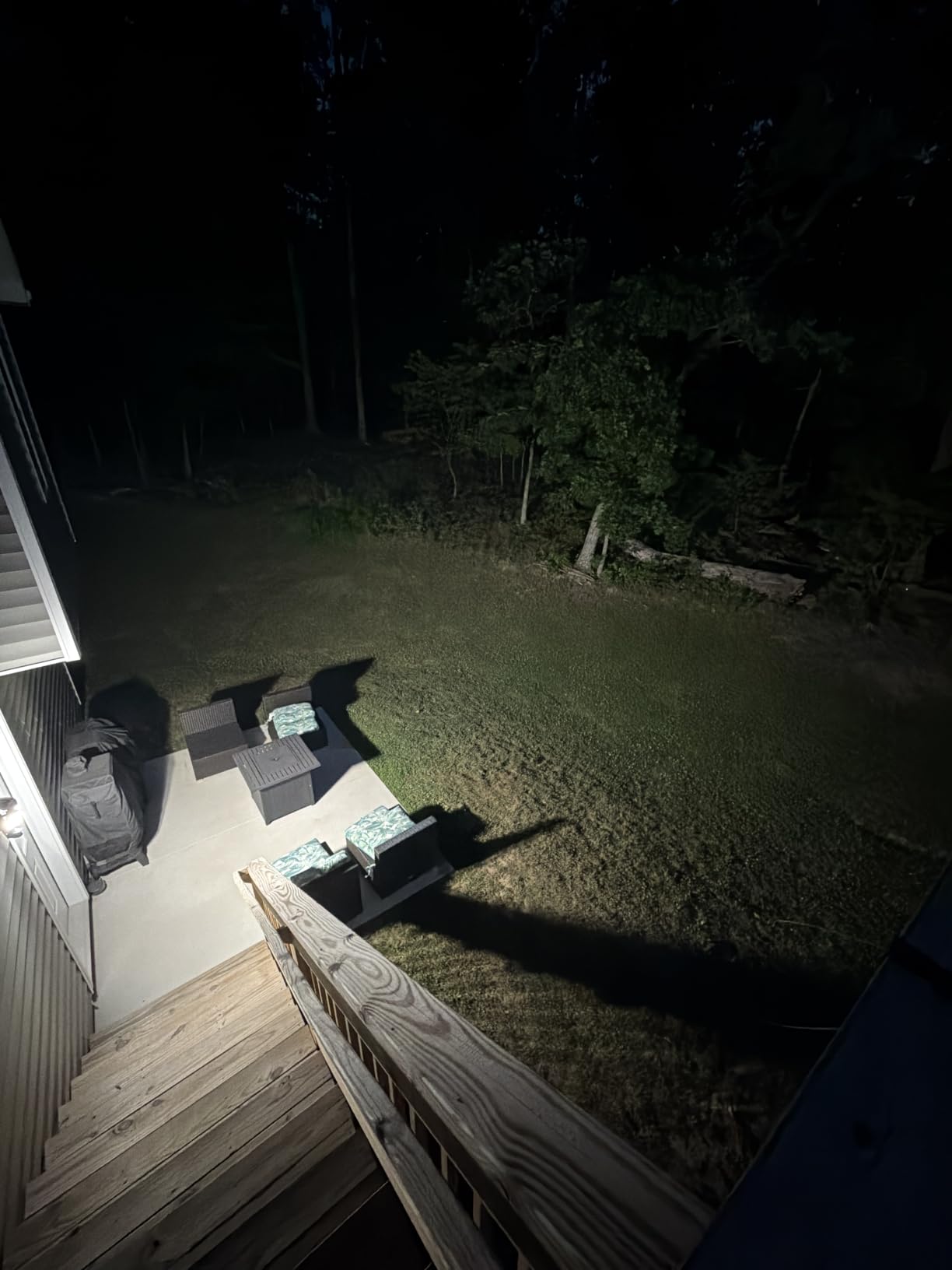LUTEC 80W 9000LM Security Light Hardwire Motion Sensor Outdoor Lights | 4 Head, 180 Degree Motion Sensor, 5000K Daylight, IP65 Waterproof, Motion Detected Flood Lights for Outside, Garage, Yard (Black) customer photo 2