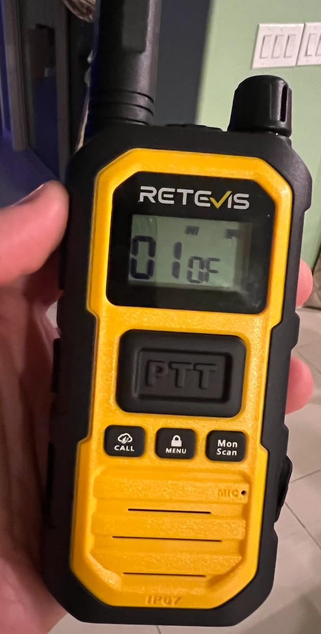 Retevis RB48PLUS GMRS Walkie Talkies Long Range,IP67 Waterproof 2 Way Radio | Repeater Capable, Dual PTT, Vibration Alert, NOAA, SOS, for Hurricane Preparedness, Emergency Communication, Outdoor, 2 Pack customer photo 1