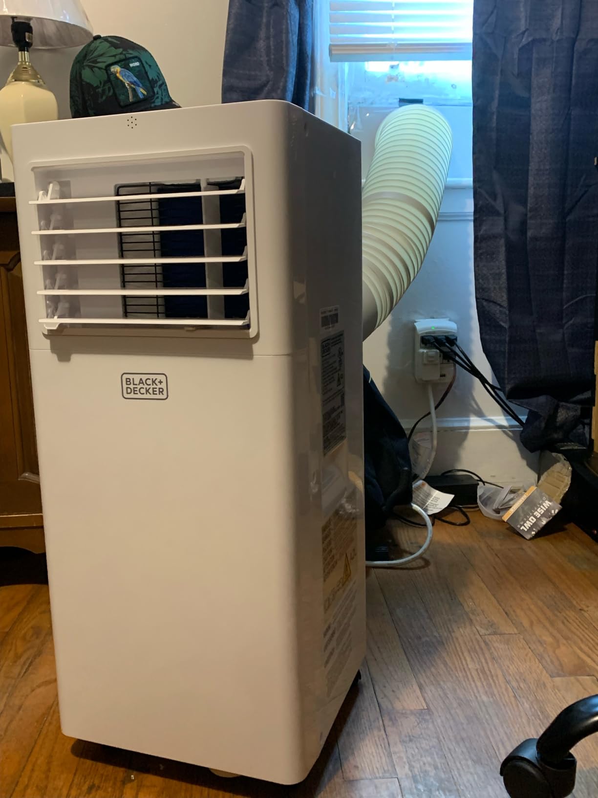 BLACK+DECKER Portable Air Conditioner, 8,500 BTU, BPACT05SM, White | 5,100 BTU SACC for Rooms Up To 350 Sq. Ft., 3-in-1 Portable AC, Fan and Dehum with Full Function Remote Control & Window Kit customer photo 2