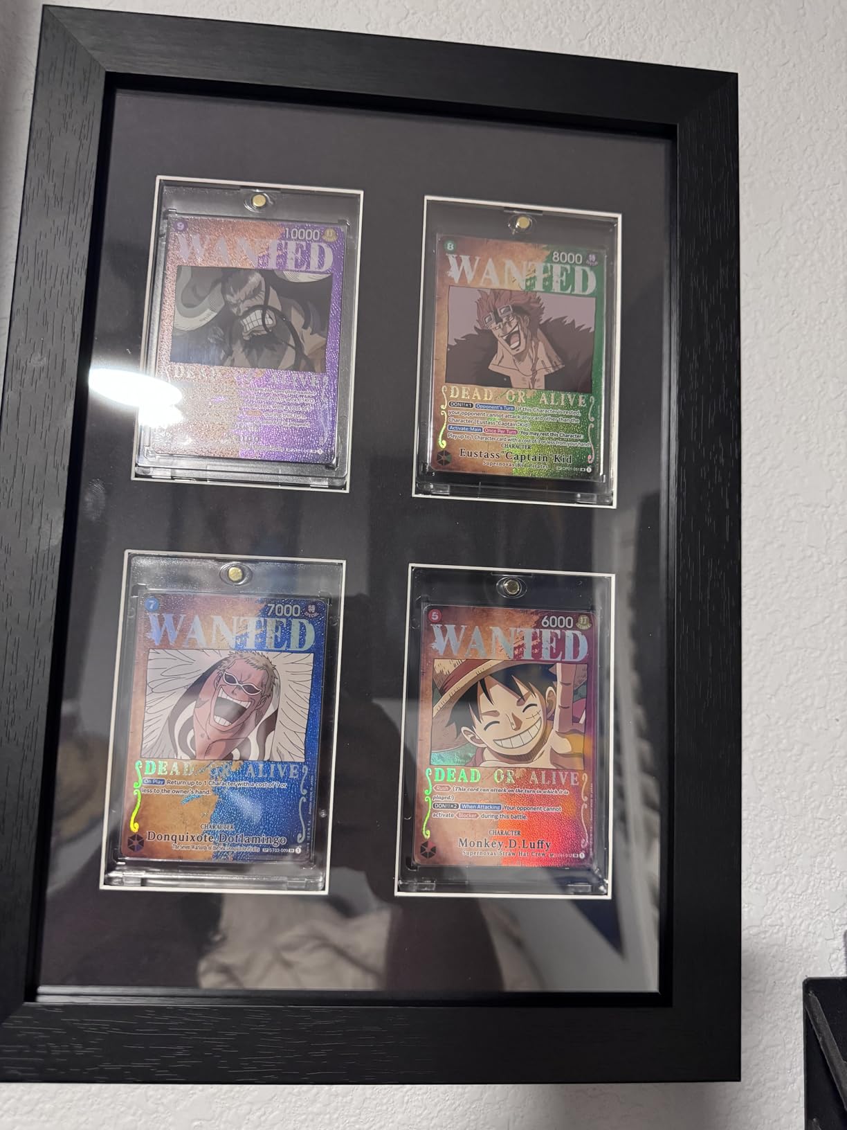 Bivitre Trading Card Display Frame with UV Protection Magnetic Card Holder | Wall Mount Baseball Card Display Case, Display for Basketball Football Hockey Pokemon MTG Yugioh, for 6 Standard Cards customer photo 1