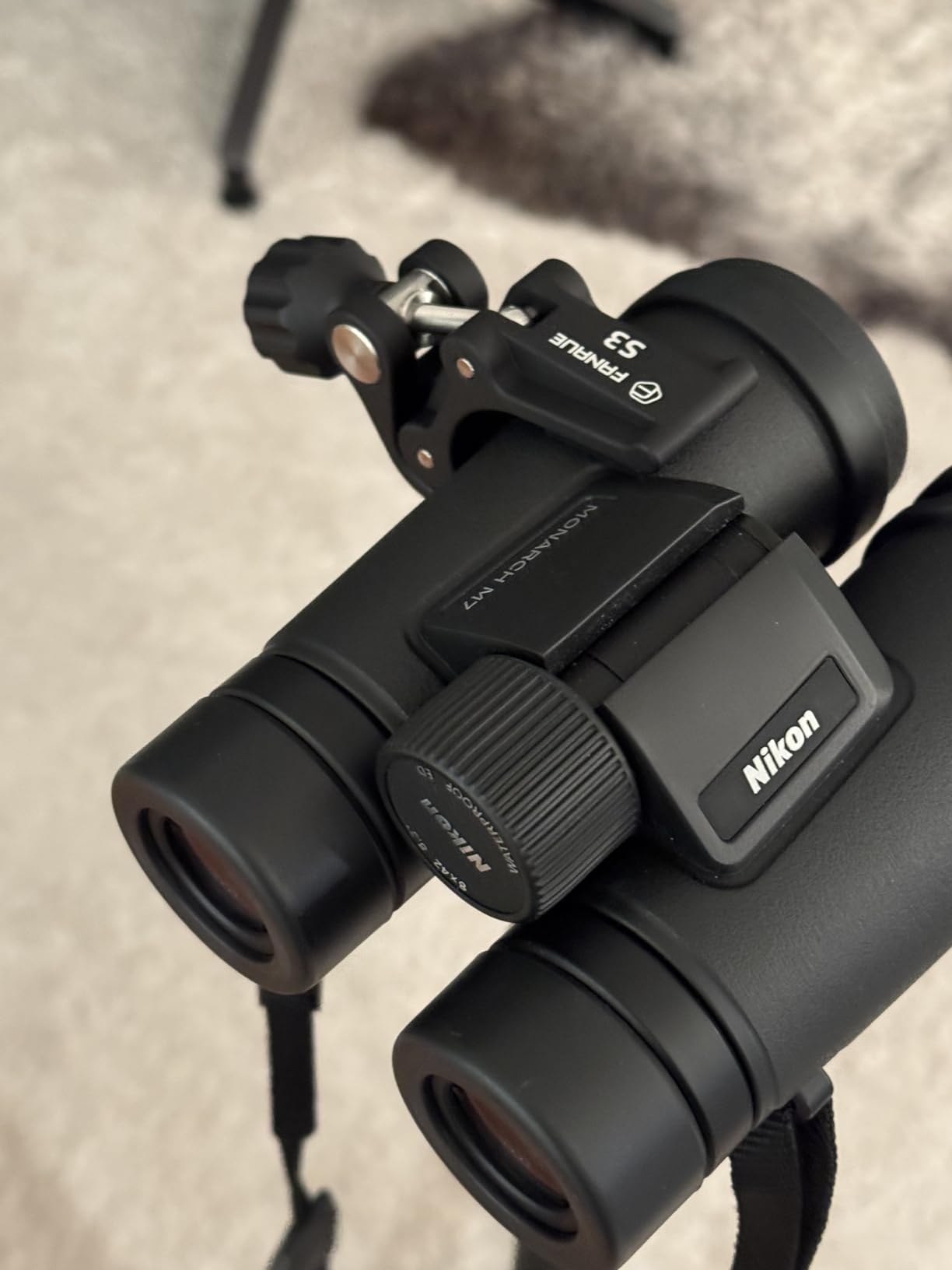 FANAUE S3 Binocular Tripod Mount Adapter, ARCA Quick Release with 1/4