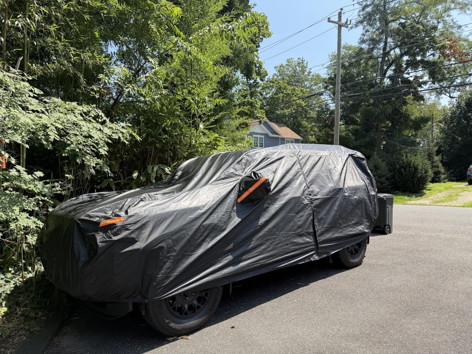 Kayme 7 Layers Waterproof SUV Car Cover for Toyota 4Runner | Thick heavy-weight composite fabric, all-weather wind-dust-UV protection, inner cotton layer shields vehicle paint customer photo 2
