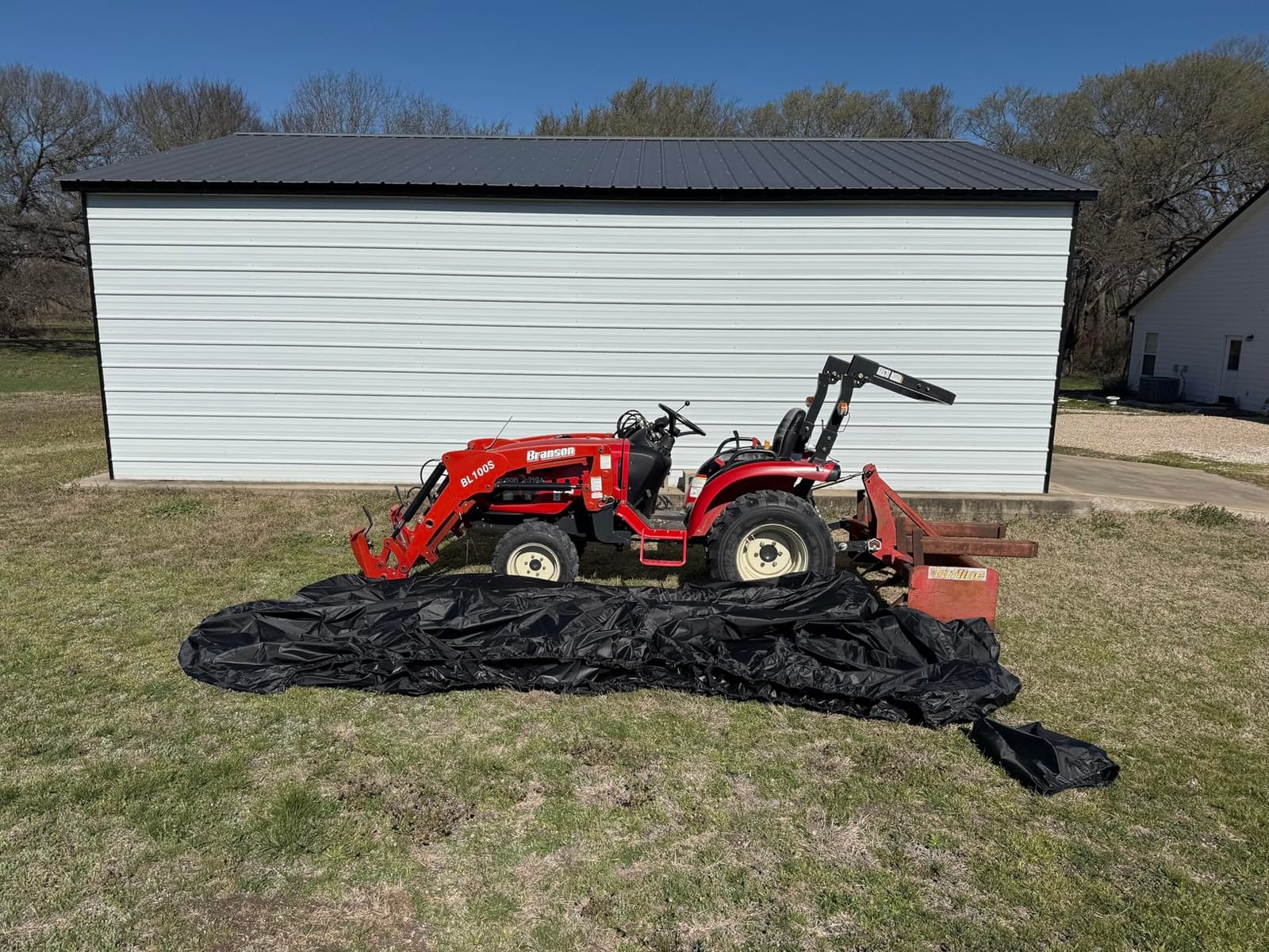Tractor Cover, Tractor Covers Waterproof Heavy Duty, Tractor Cover Replace for Kubota, Universal Fits Most Compact Utility Tractors with Backhoe, Dustproof (189 L x 76 W x 86 H in) customer photo 2