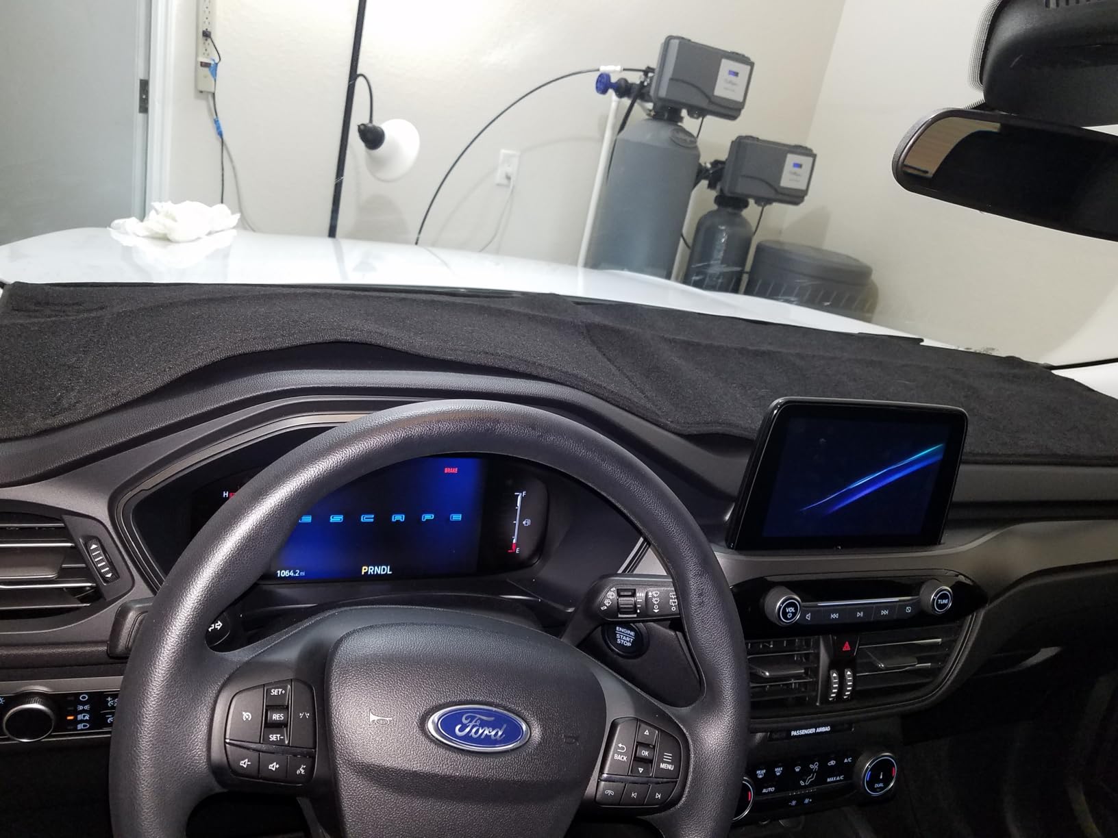 KUST Black Dash Cover for 2009-2018 Dodge Ram 1500 2500 3500 Non-Slip Dashboard Cover Polyester Dashboard Mat Pad Interior Accessories for Ram Pickup Custom Fit Dash Mat No Glare customer photo 1