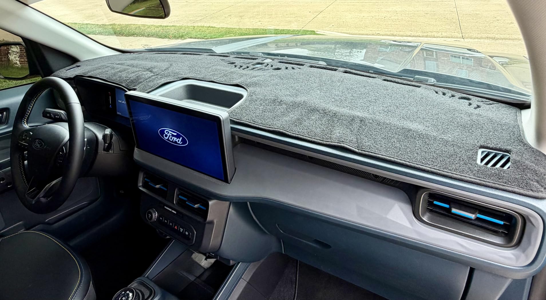 KUST Black Dash Cover for 2009-2018 Dodge Ram 1500 2500 3500 Non-Slip Dashboard Cover Polyester Dashboard Mat Pad Interior Accessories for Ram Pickup Custom Fit Dash Mat No Glare customer photo 2