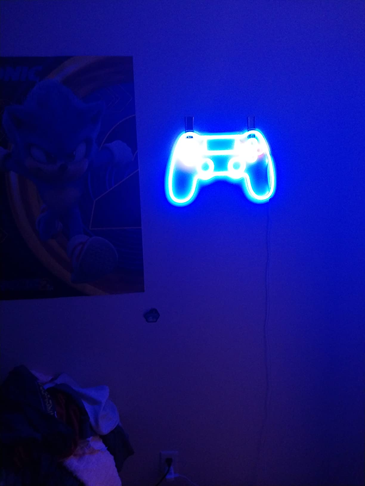 Kavaas Gamer Neon Sign, UV Printed Gaming Neon Sign for Gamer Room Decor - LED Video Game Neon Lights for Bedroom Boys, Gaming Wall decor - Best Gamer Gifts for Teenage Boys, Christmas customer photo 1