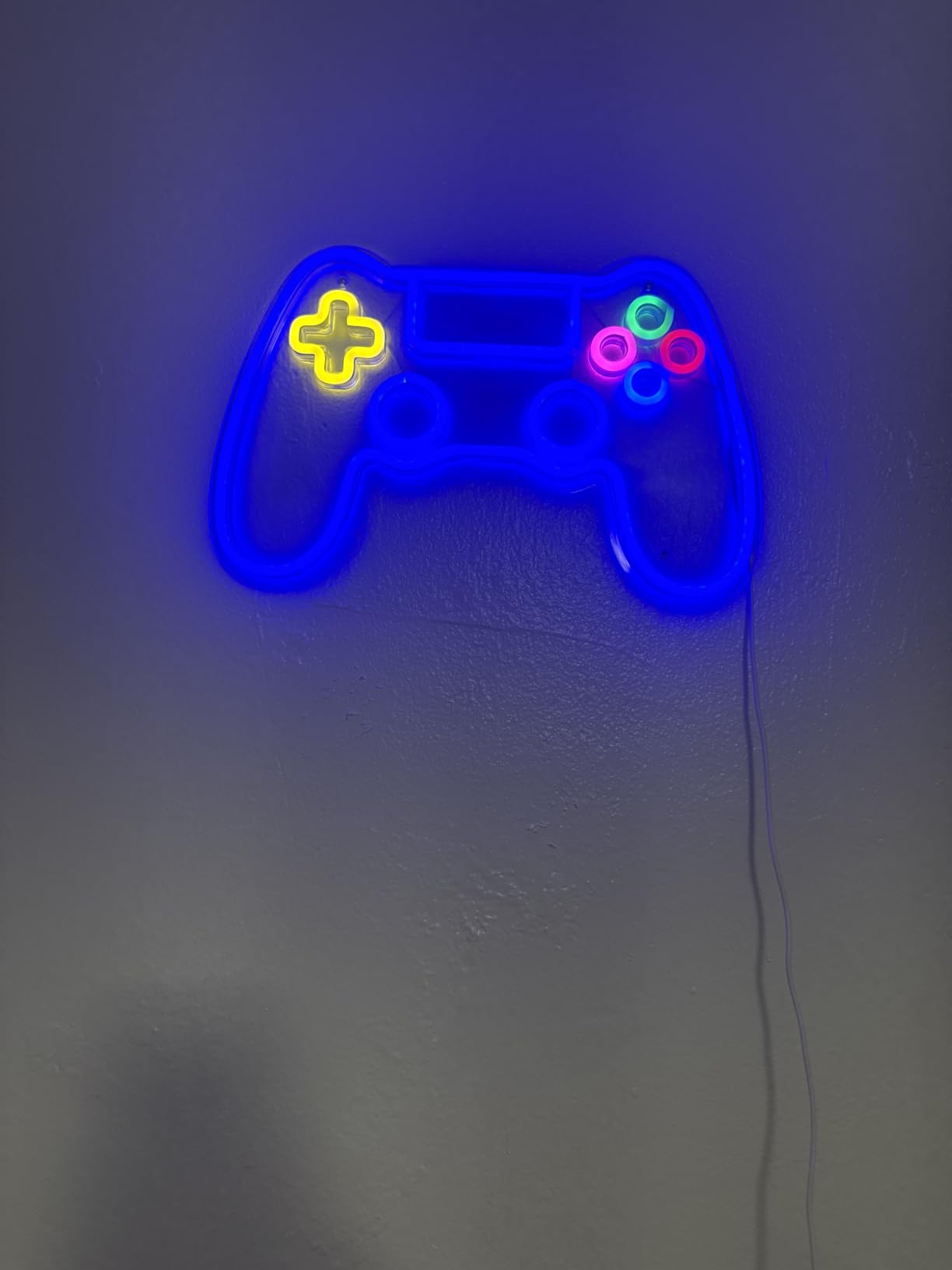 Kavaas Gamer Neon Sign, UV Printed Gaming Neon Sign for Gamer Room Decor - LED Video Game Neon Lights for Bedroom Boys, Gaming Wall decor - Best Gamer Gifts for Teenage Boys, Christmas customer photo 2
