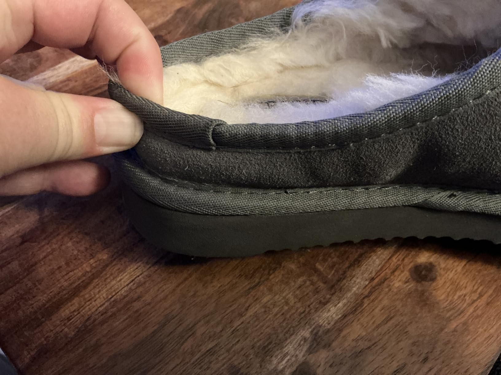 Fireside by Dearfoams Women's Greta Genuine Shearling Clog Slippers, 100% Natural Suede Clogs for Outdoor & Indoor customer photo 1