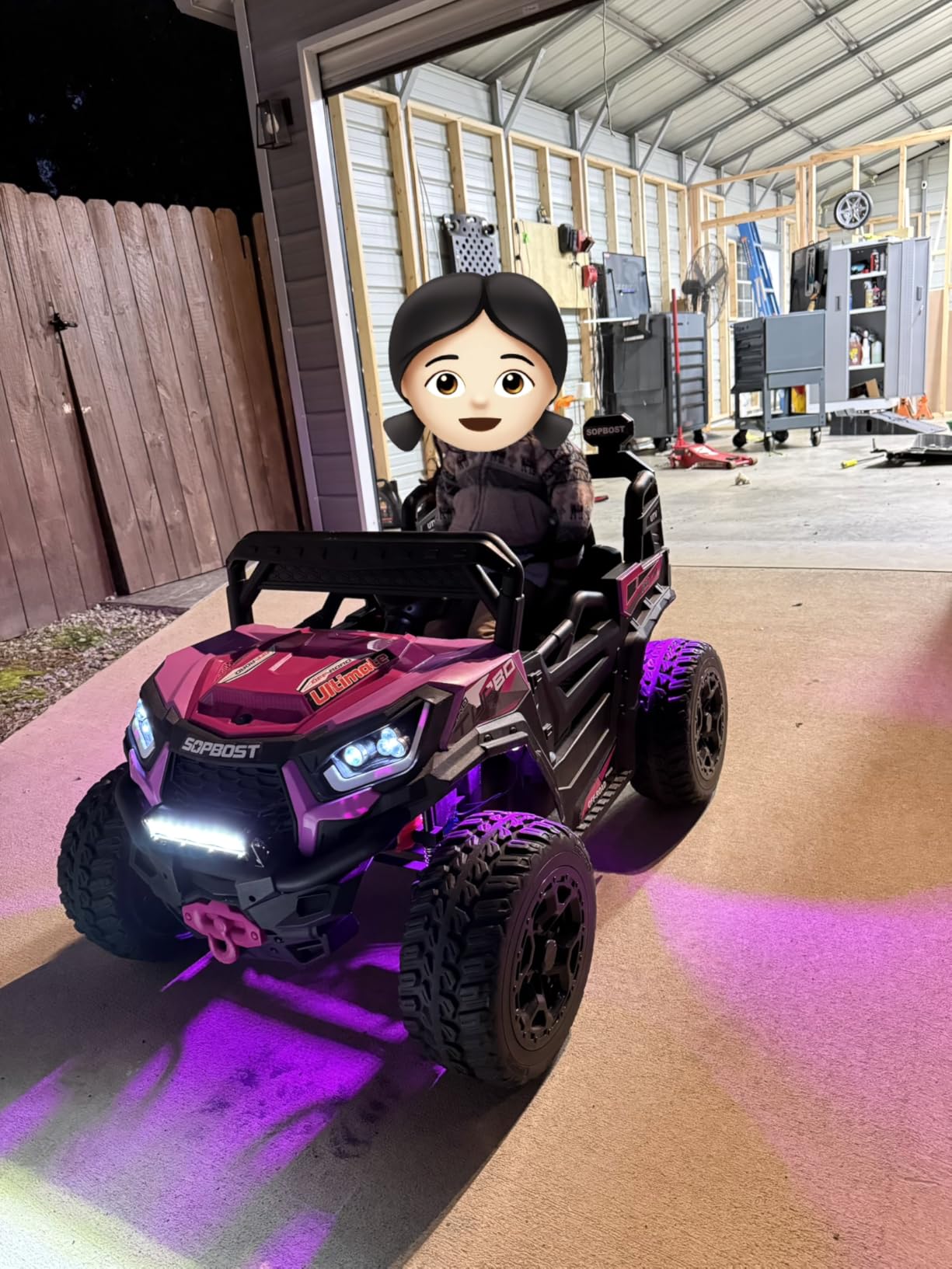 4 Pods RGB LED Rock Lights, Underglow Multicolor Neon Light Kit, Wheel Well Light with APP Control & Music Mode, Under Glow Lights for Trucks,Jeep,SUV,Golf Cart,ATV,Pickup Off Road,12V customer photo 2