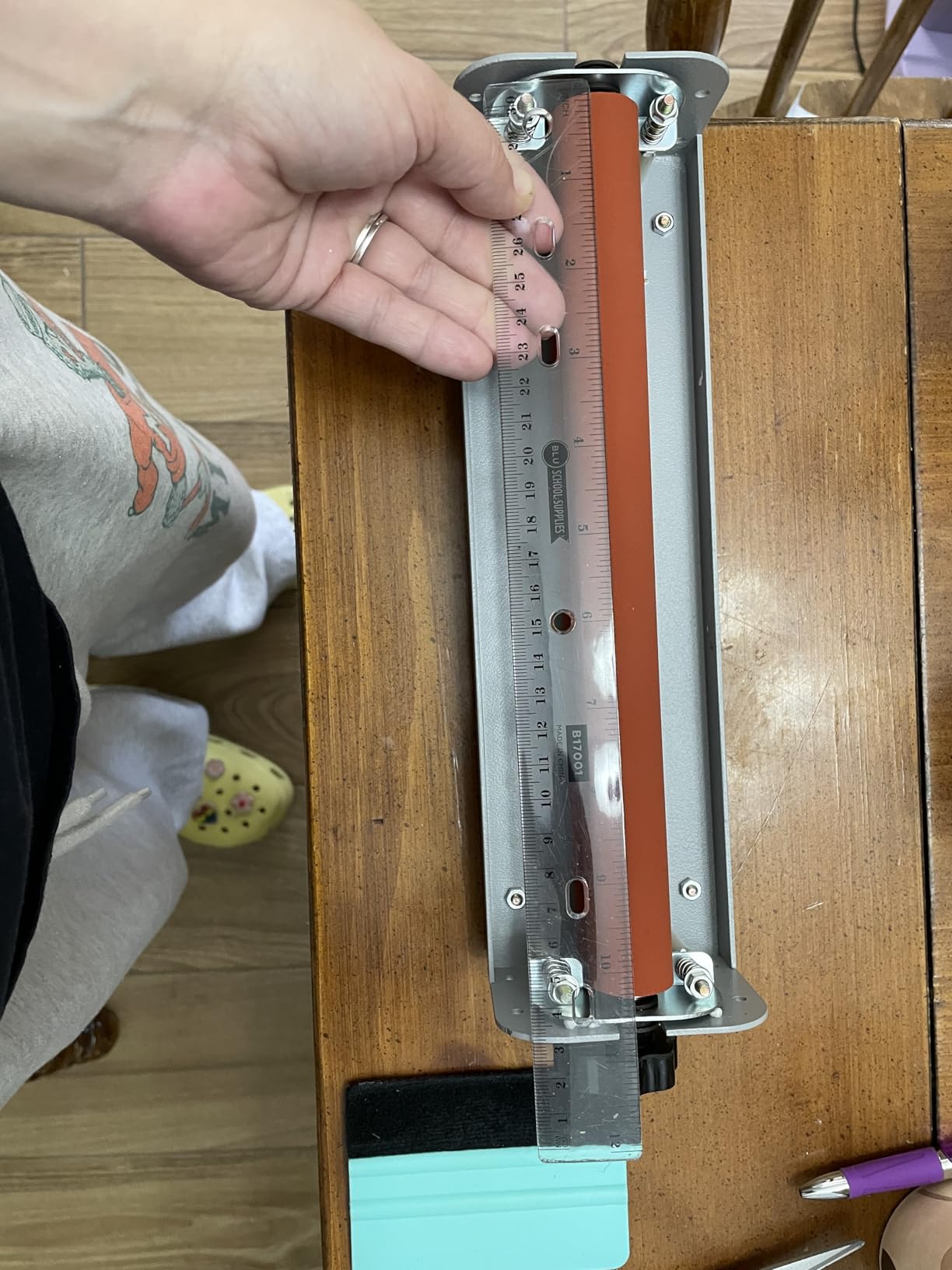 Manual Cold Laminator, 12 Inch A4 Laminating Machine - Cold Press Laminator customer photo 2