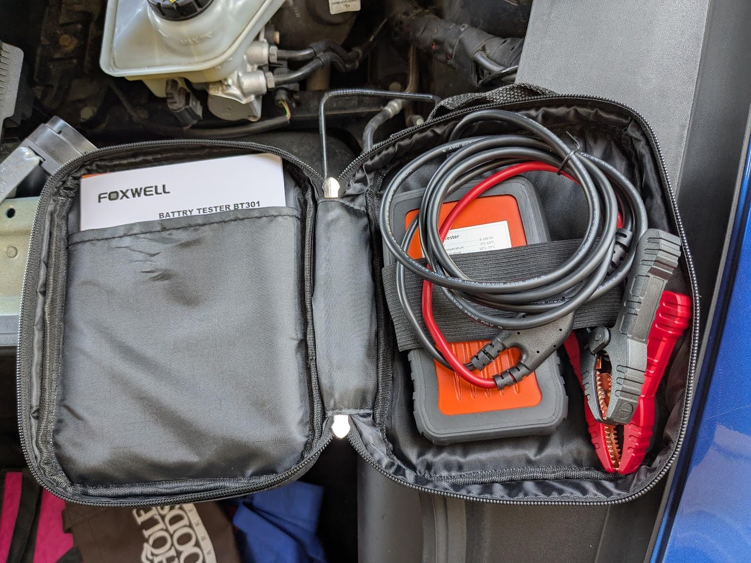 FOXWELL BT301 12V Car Battery Tester, Battery Load Tester 100-2000CCA Automotive Battery Tester Digital Alternator Starter Tester Cranking Charging Tester for Car Marine Truck SUV ATV (Upgraded BT100) customer photo 2