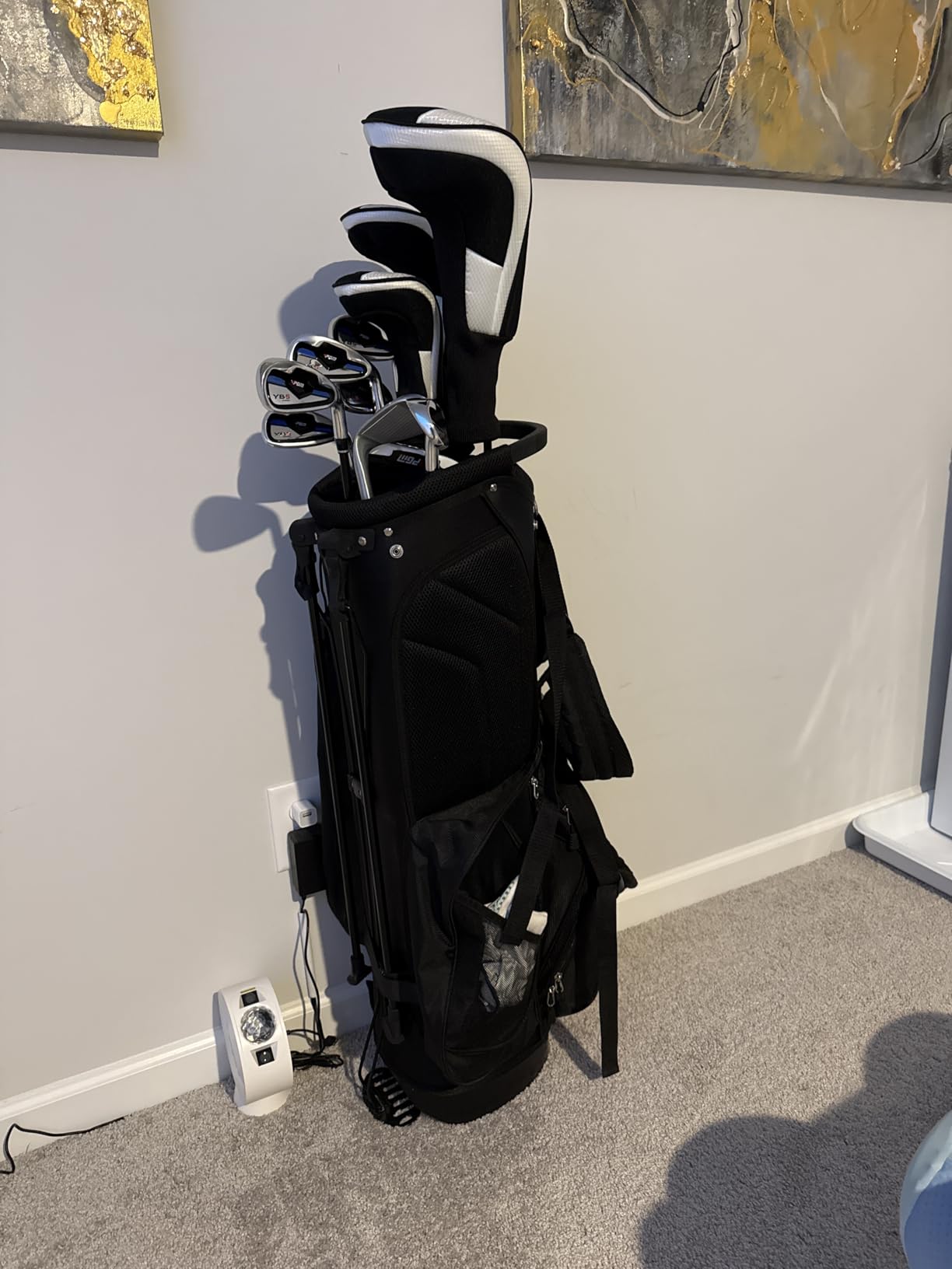 PGM 12/15 Pieces Men's Complete Golf Club Set for Right Handed | Easy Launch & Forgiveness with 460cc Driver, Woods, Hybrid, Irons, Putter & Bag - Ideal for Beginners - Standard/Tall Sizes customer photo 2