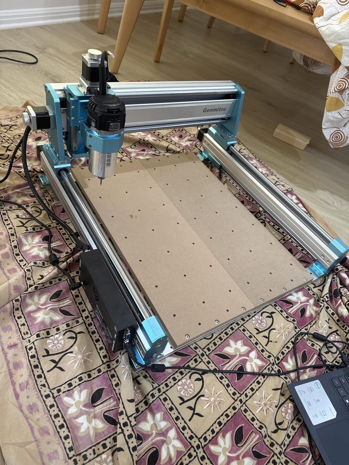 Genmitsu 4040-PRO MAX CNC Router Machine with 710W Spindle | 3-Axis Linear Rail CNC with 710W Trimmer for Wood, Metal & Acrylic Cutting, GRBL Control, 410 x 405 x 77mm Work Area customer photo 1